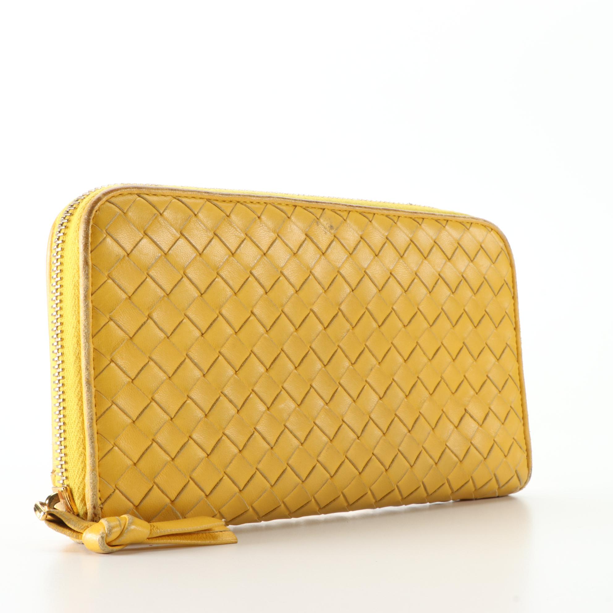 Bottega Veneta Intrecciato Leather Continental Wallet
