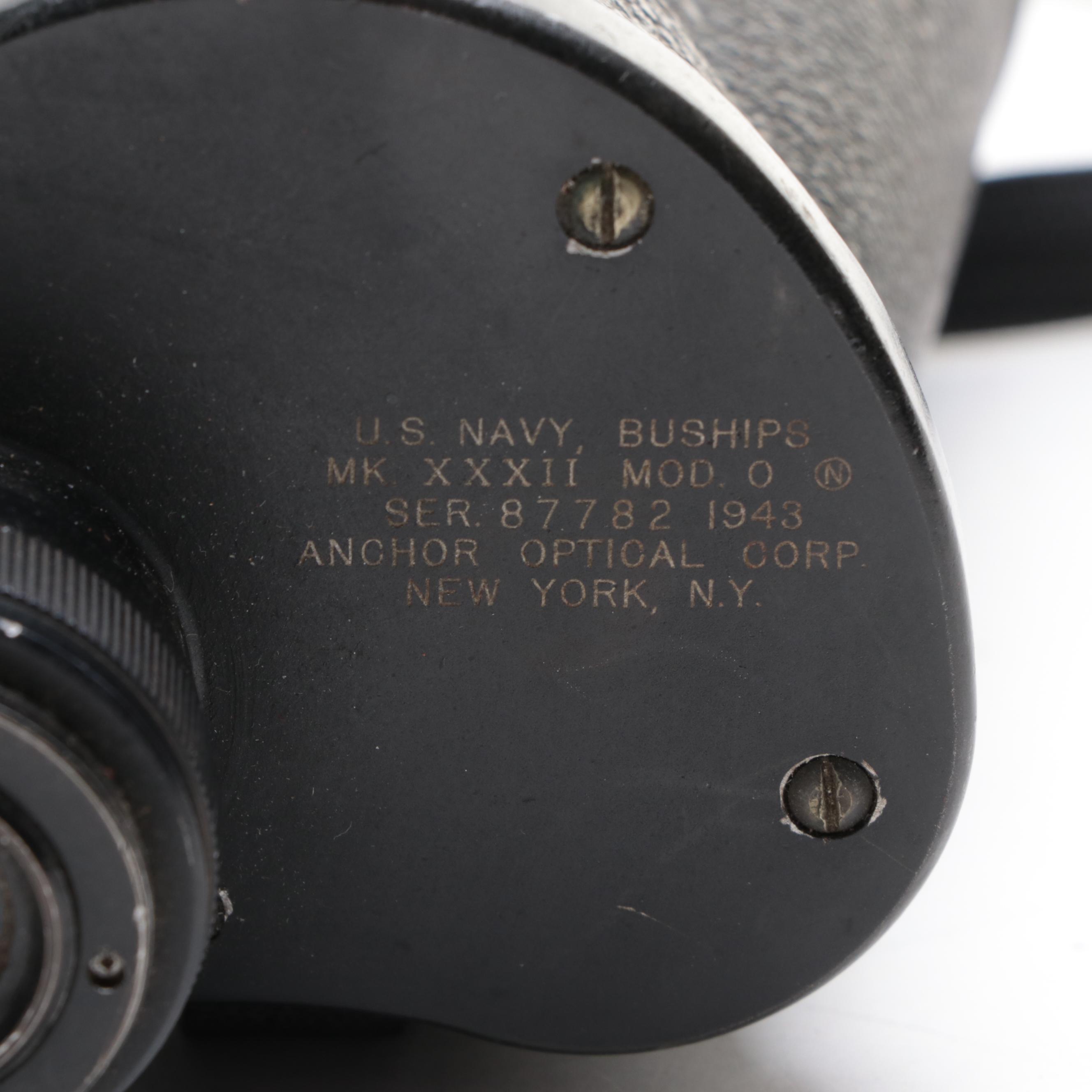 Anchor Optical, Wollensak with Other Binoculars and Spyglass, Mid-20th Century