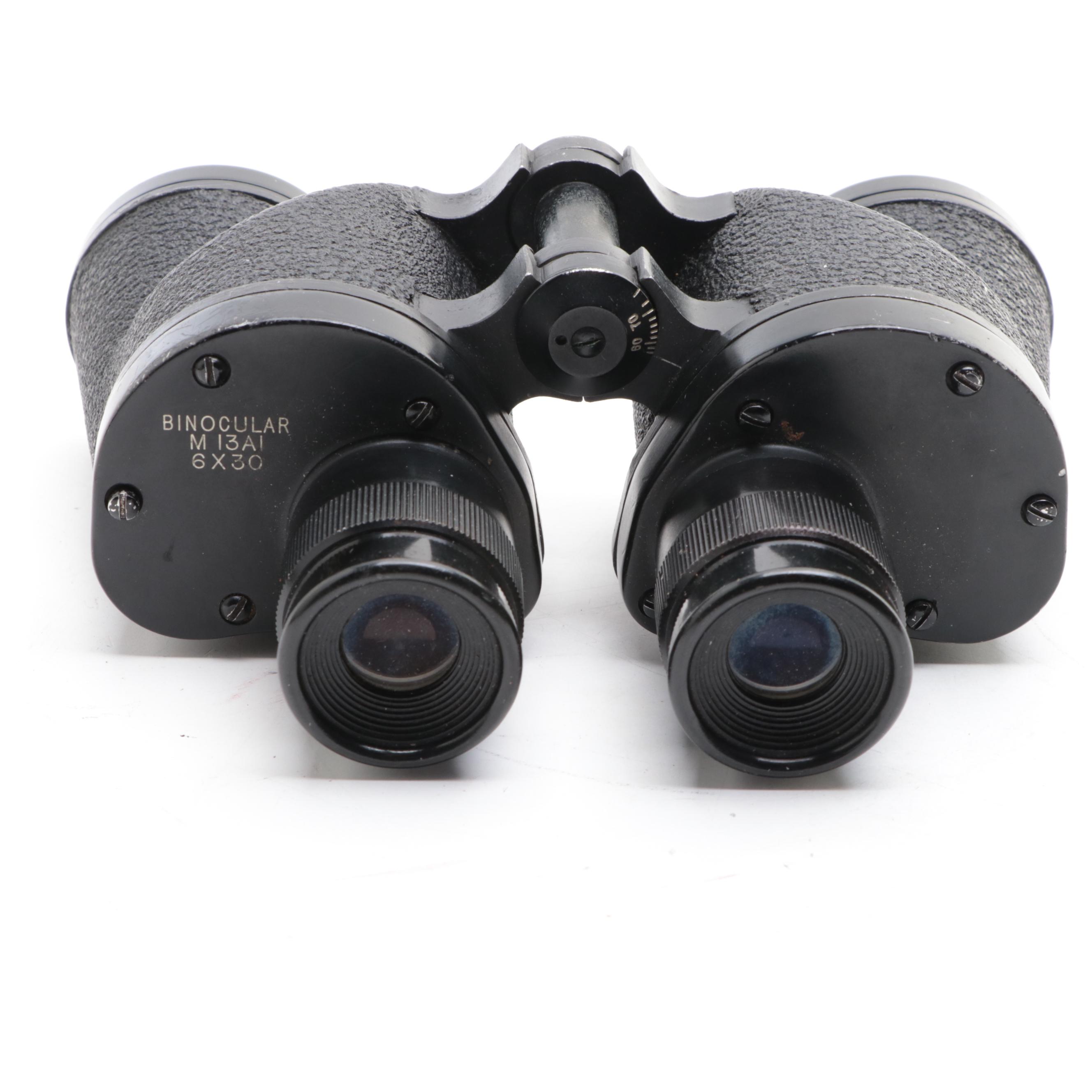 Anchor Optical, Wollensak with Other Binoculars and Spyglass, Mid-20th Century