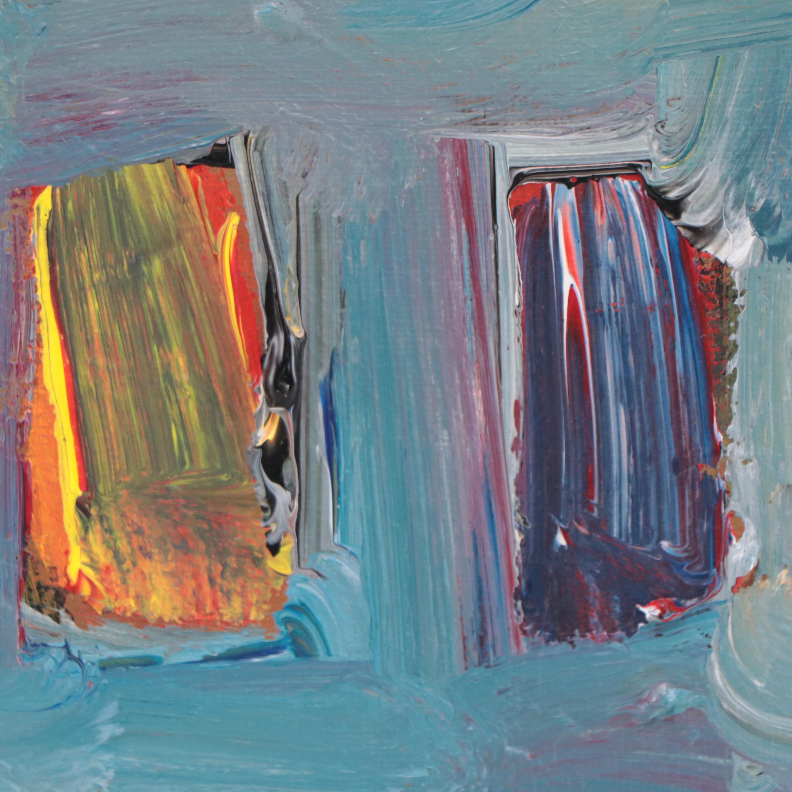 Leif Janek Abstract Acrylic Painting, 21st Century