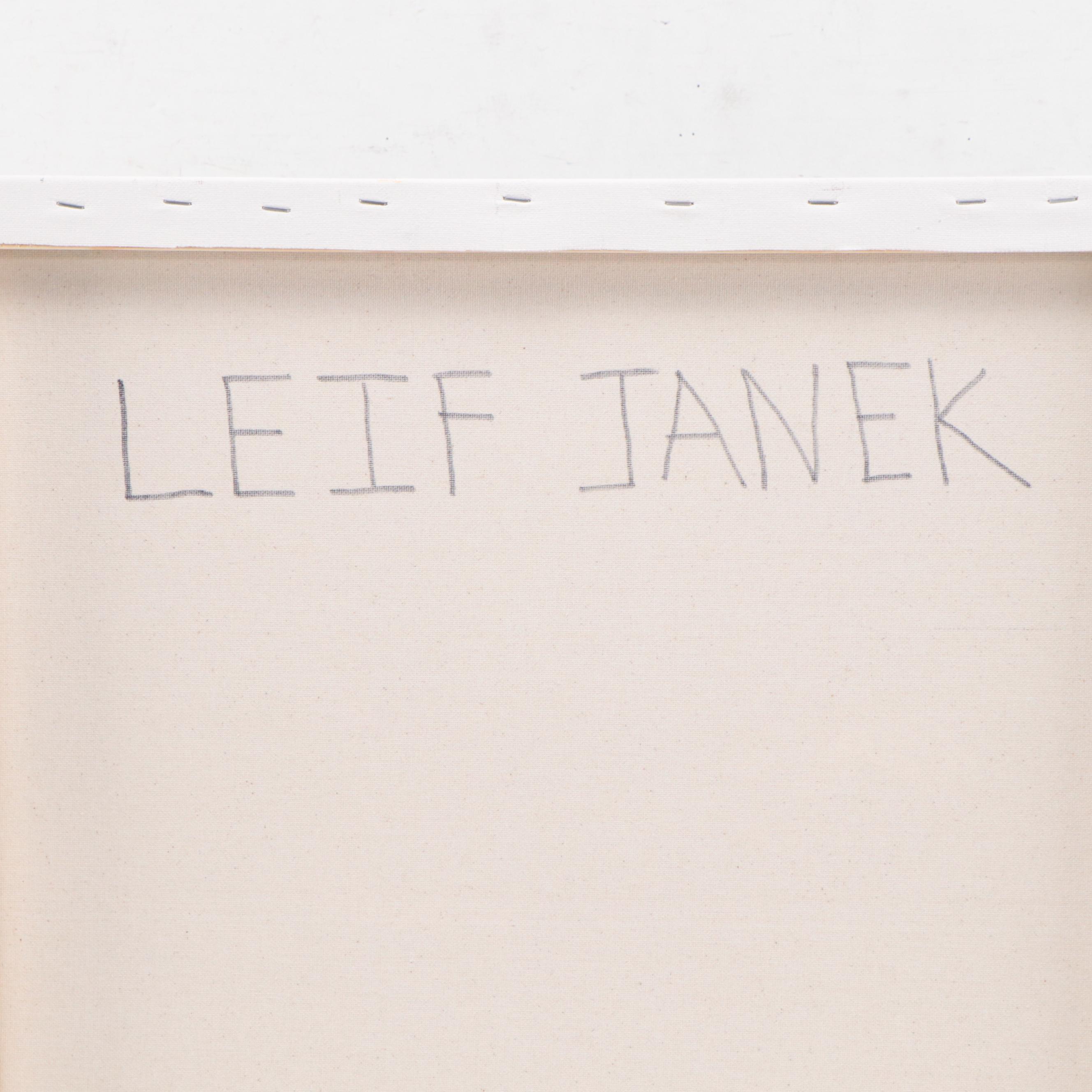 Leif Janek Abstract Acrylic Painting, 21st Century