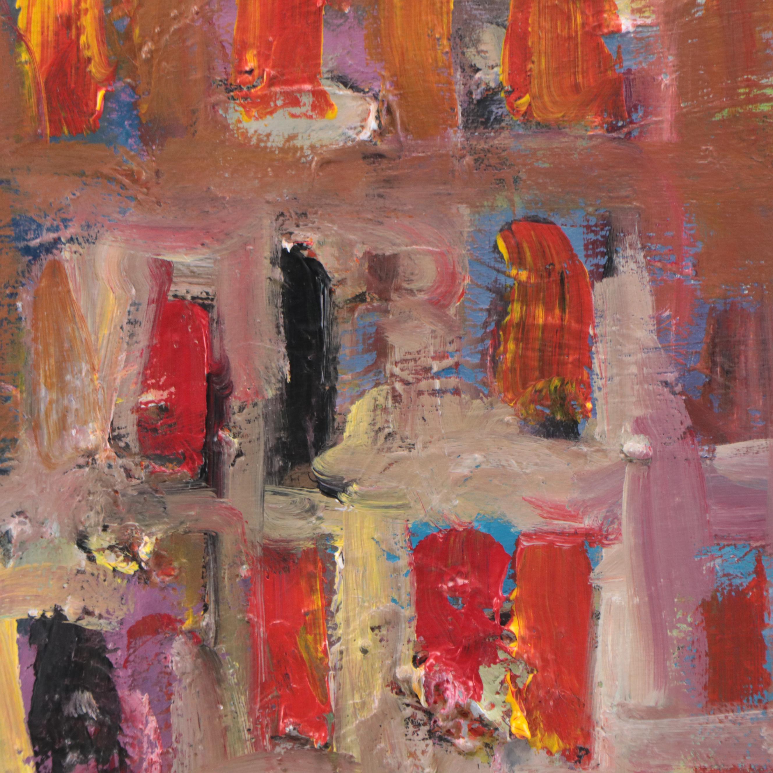 Leif Janek Abstract Acrylic Painting, 21st Century