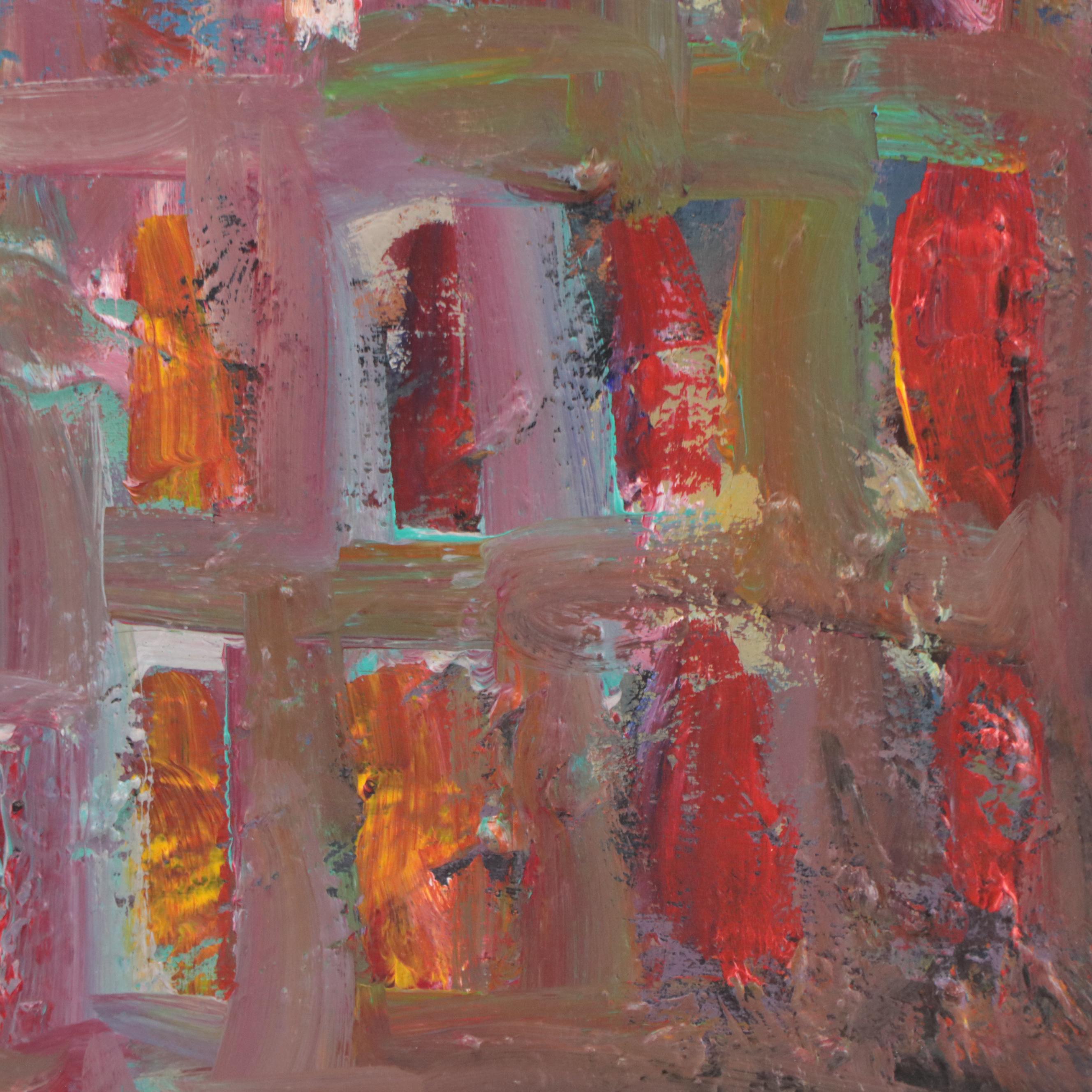 Leif Janek Abstract Acrylic Painting, 21st Century