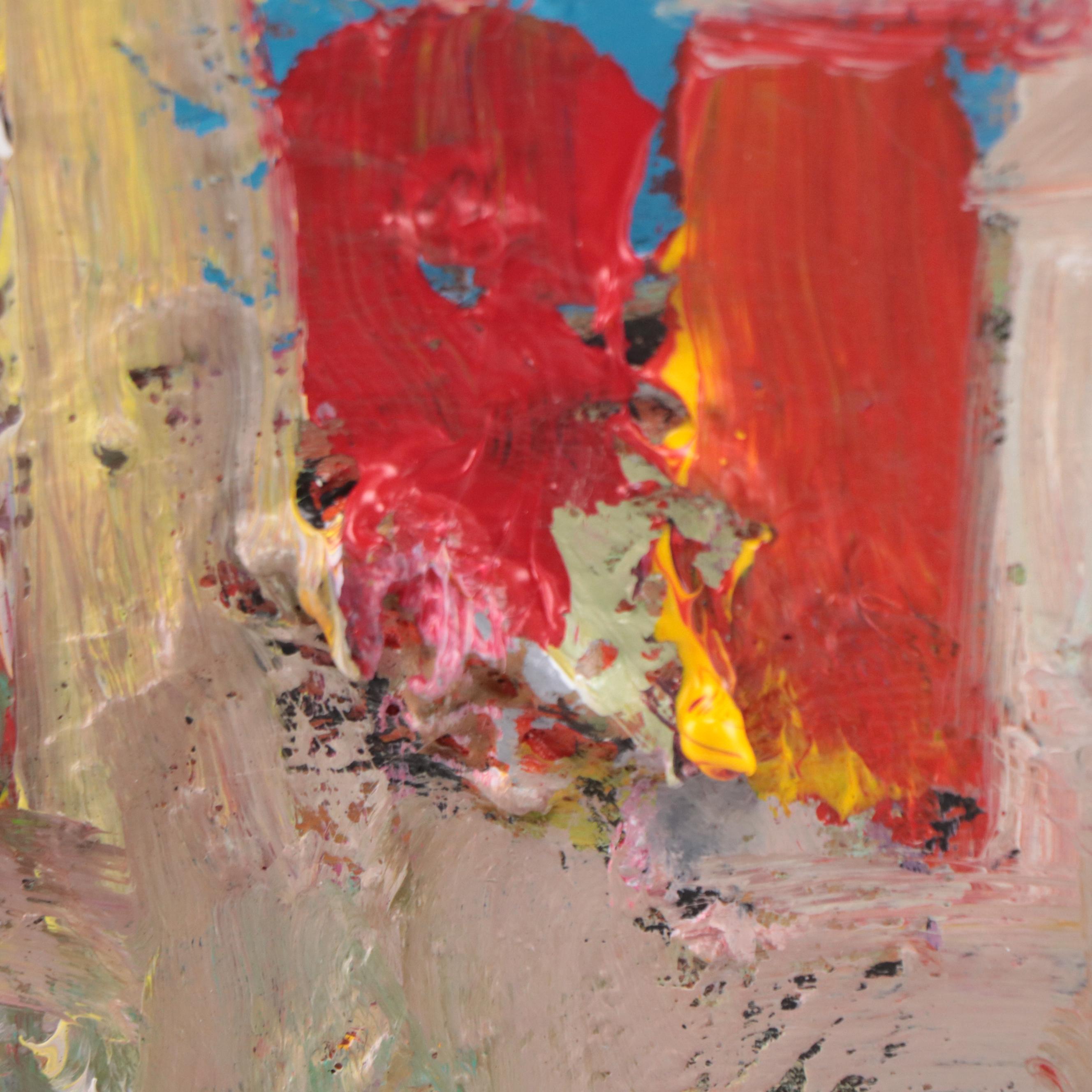 Leif Janek Abstract Acrylic Painting, 21st Century