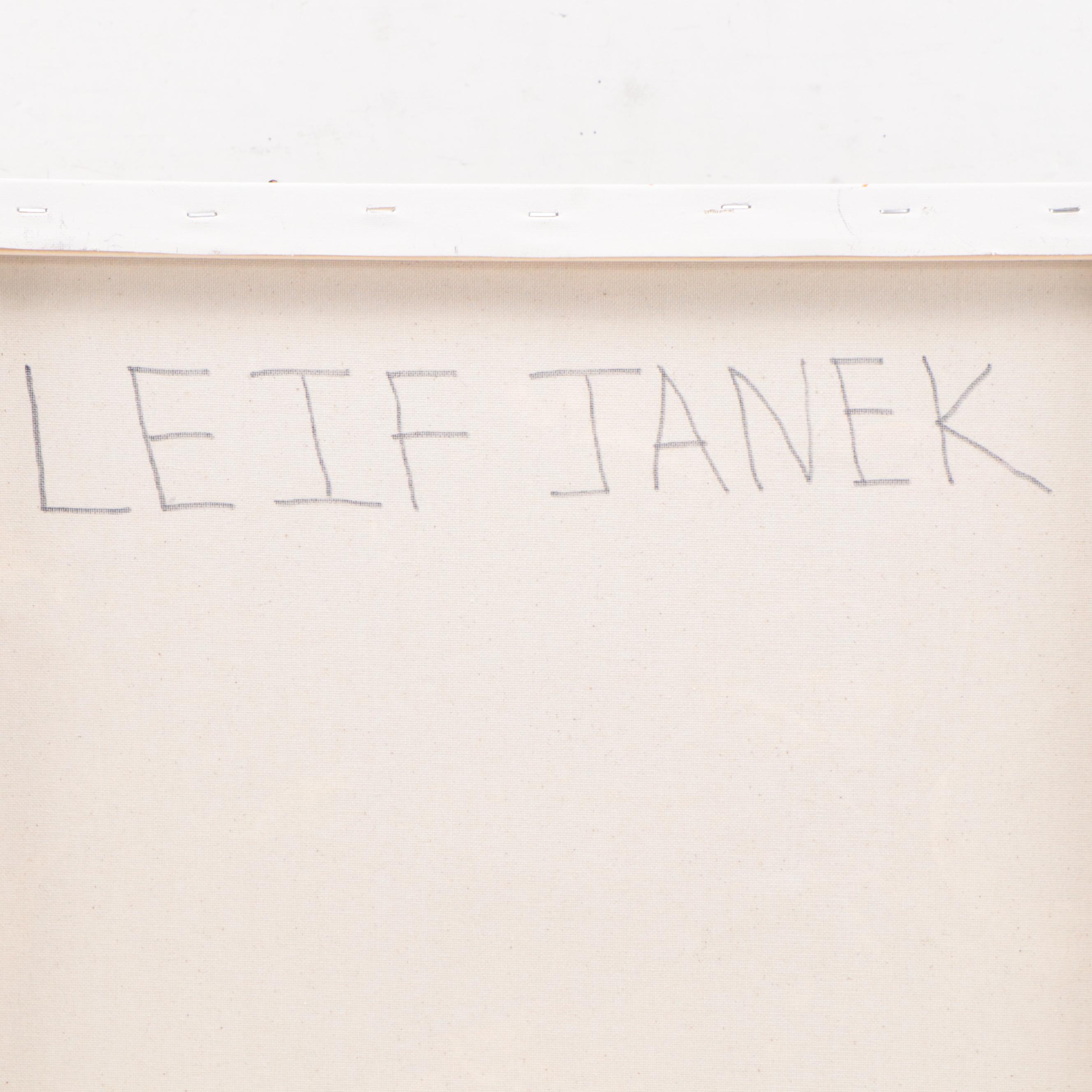 Leif Janek Abstract Acrylic Painting, 21st Century