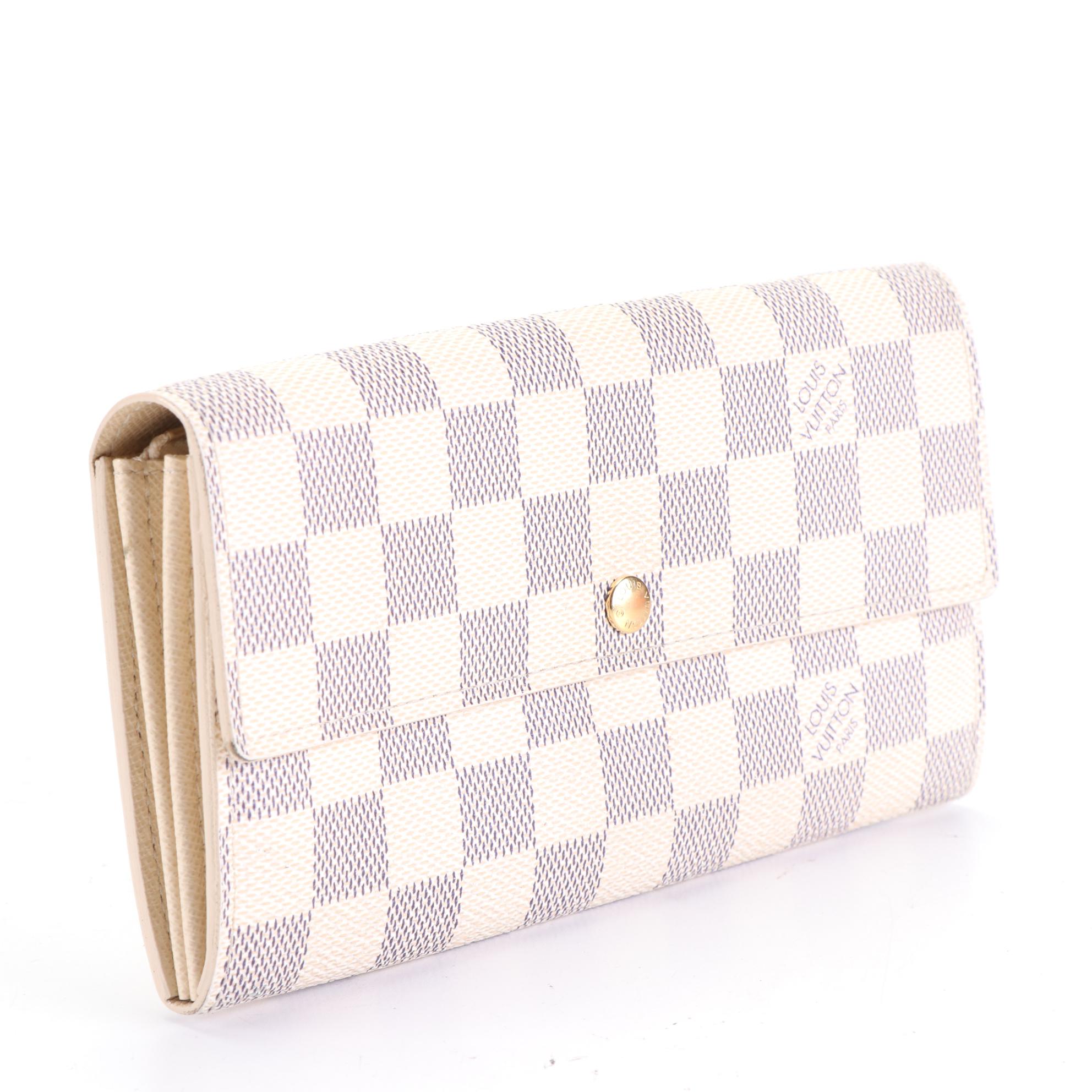 Louis Vuitton Sarah Wallet in Damier Azur Canvas