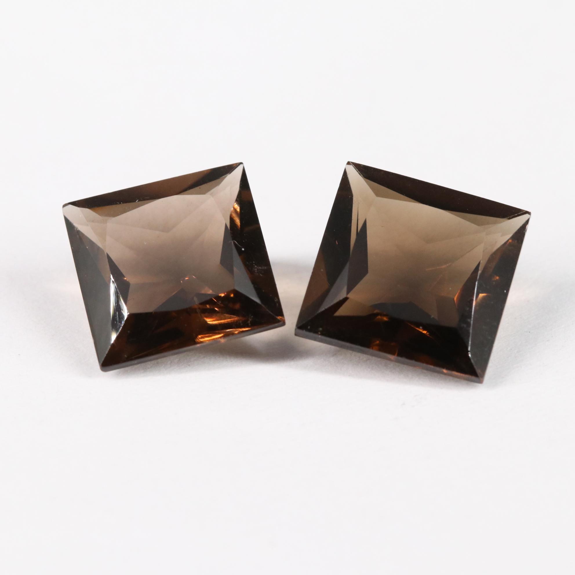 Loose 14.20 CTW Smoky Quartz