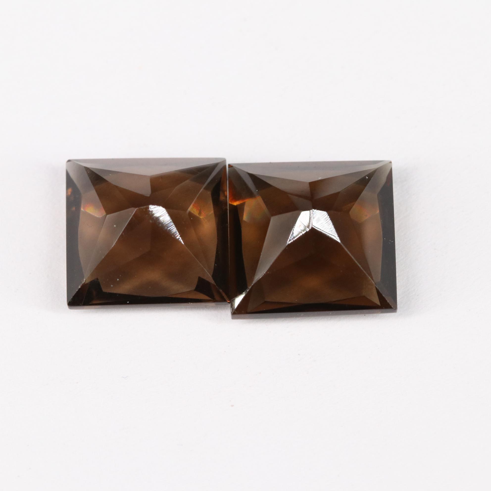 Loose 14.20 CTW Smoky Quartz