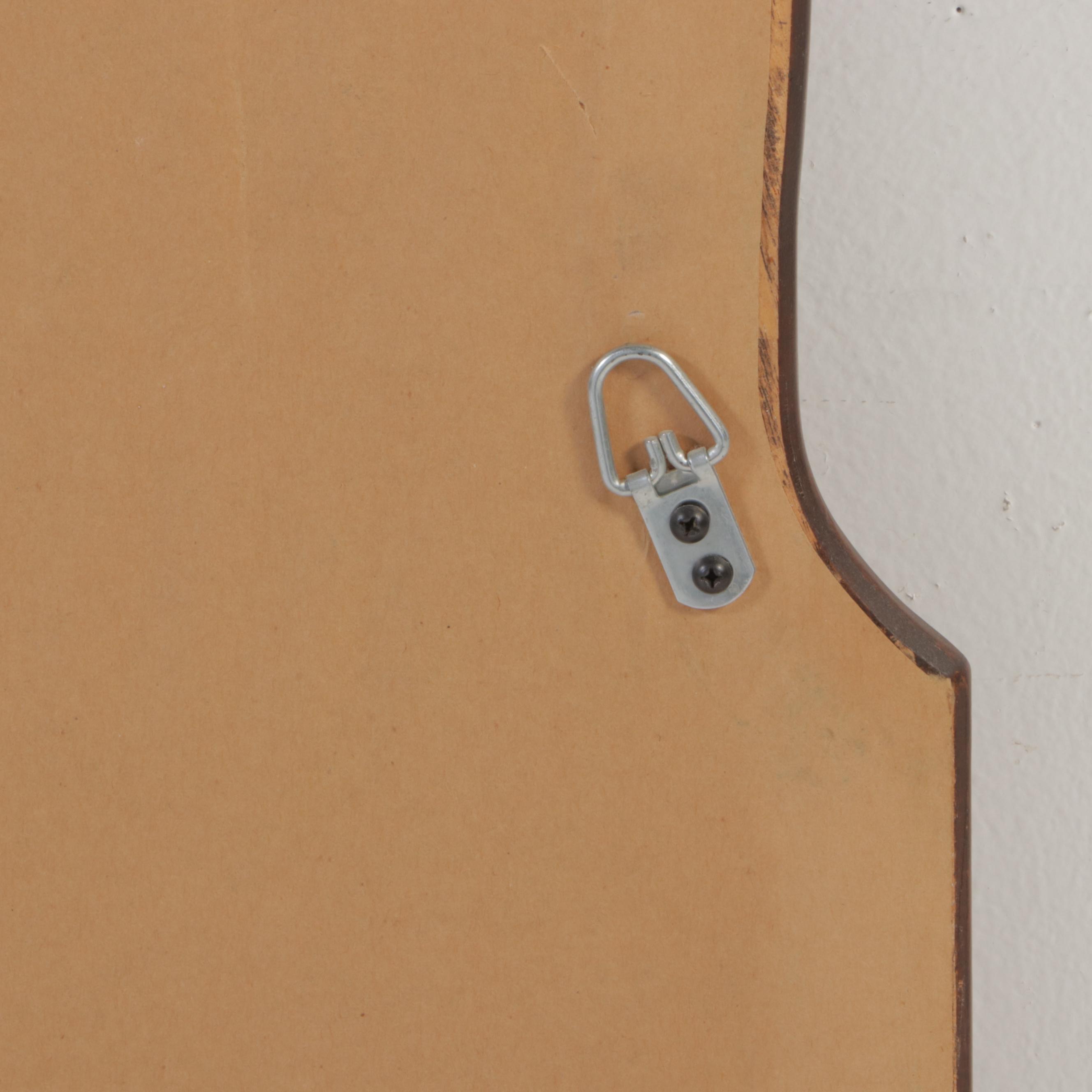 Pair of FB Decorative Arts Inc. Queen Anne Style Hardwood & Parcel-Gilt Mirrors