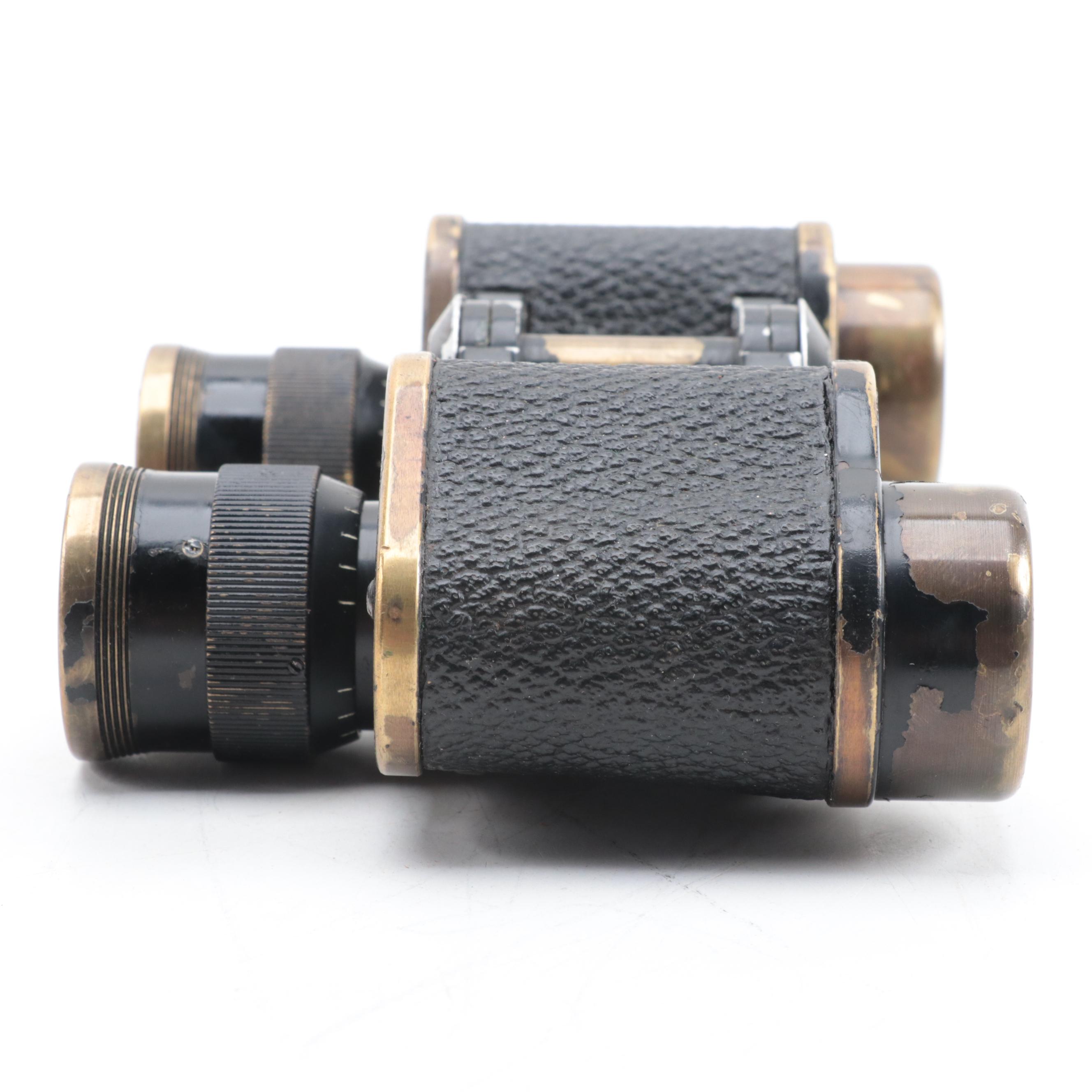 Kern Armee-Modell 6 x 24 Military Binoculars with Leather Case, 1943