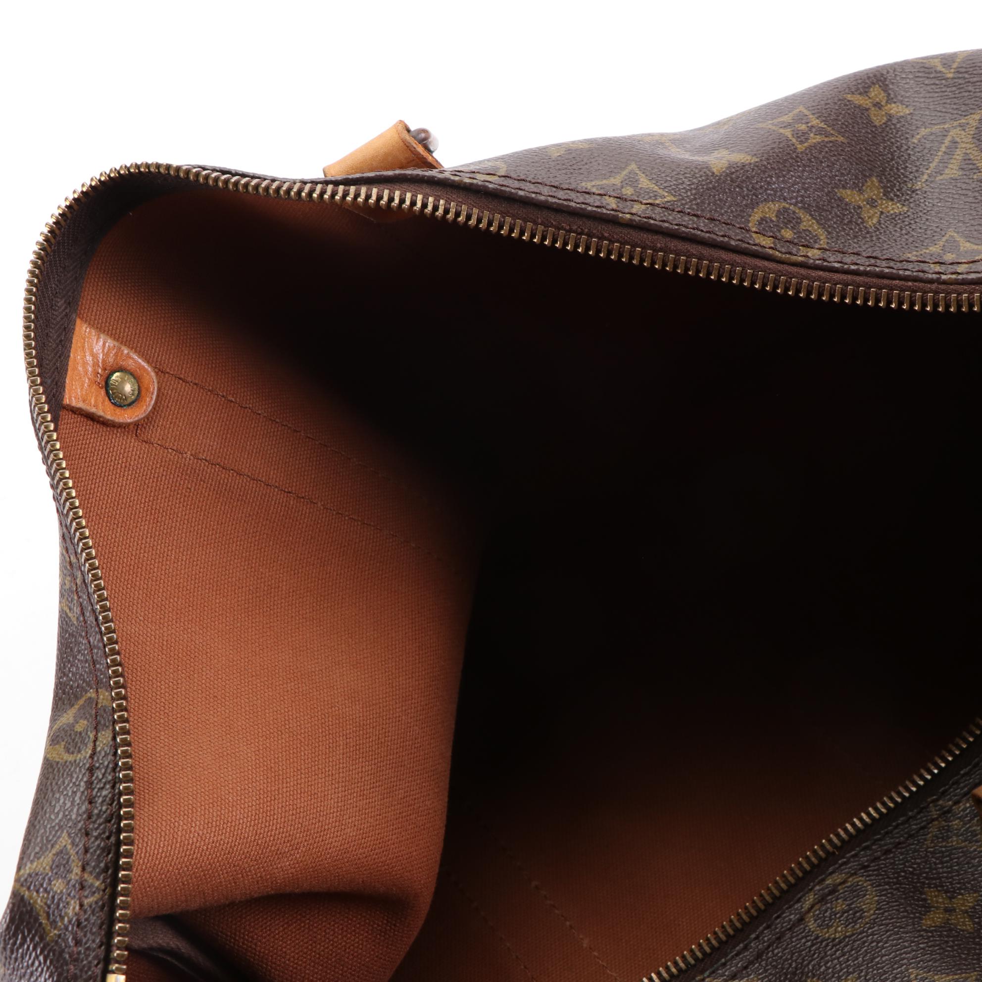 Louis Vuitton Keepall 45 in Monogram Canvas and Vachetta Leather