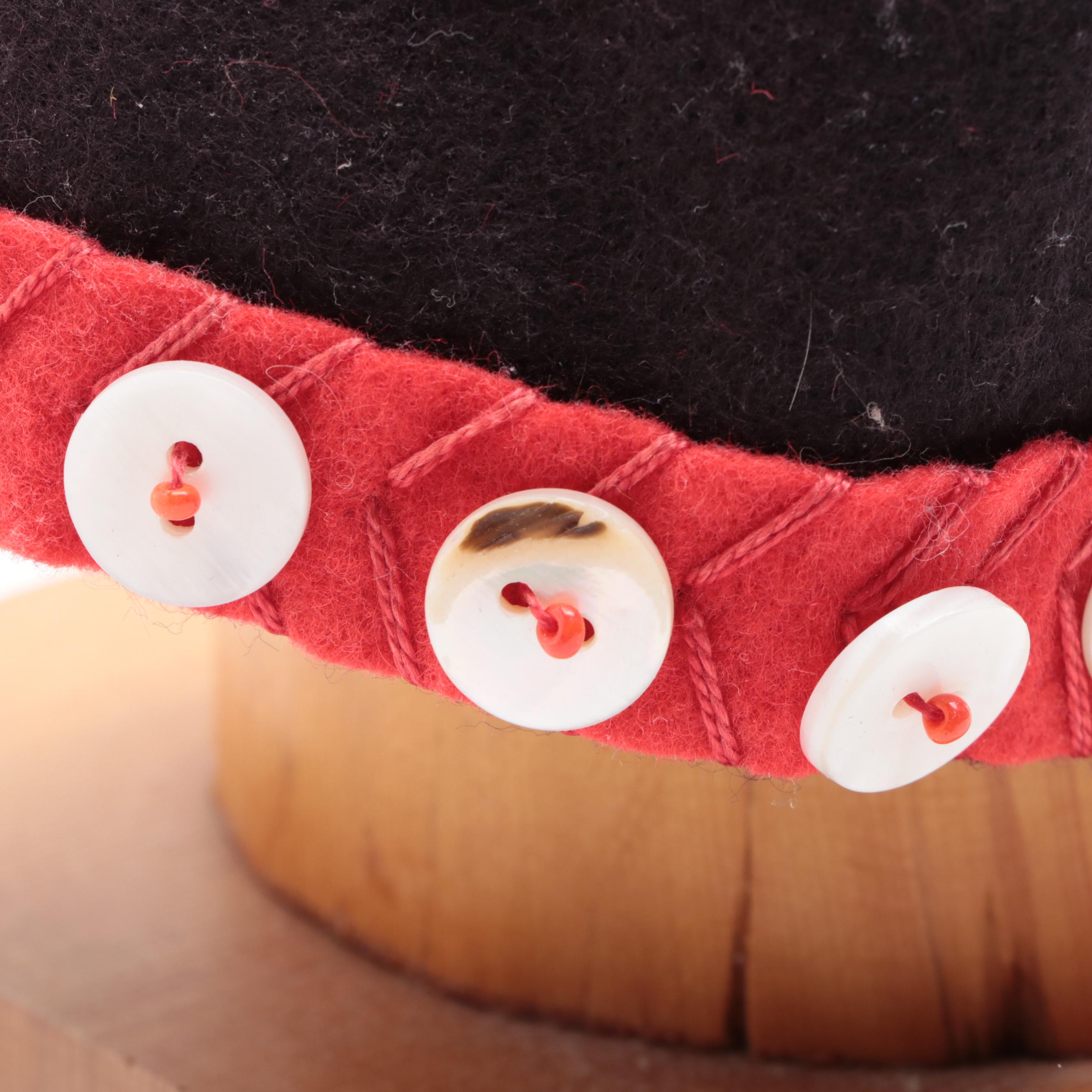 Carved Alaskan Totem Figure of Princess Raven