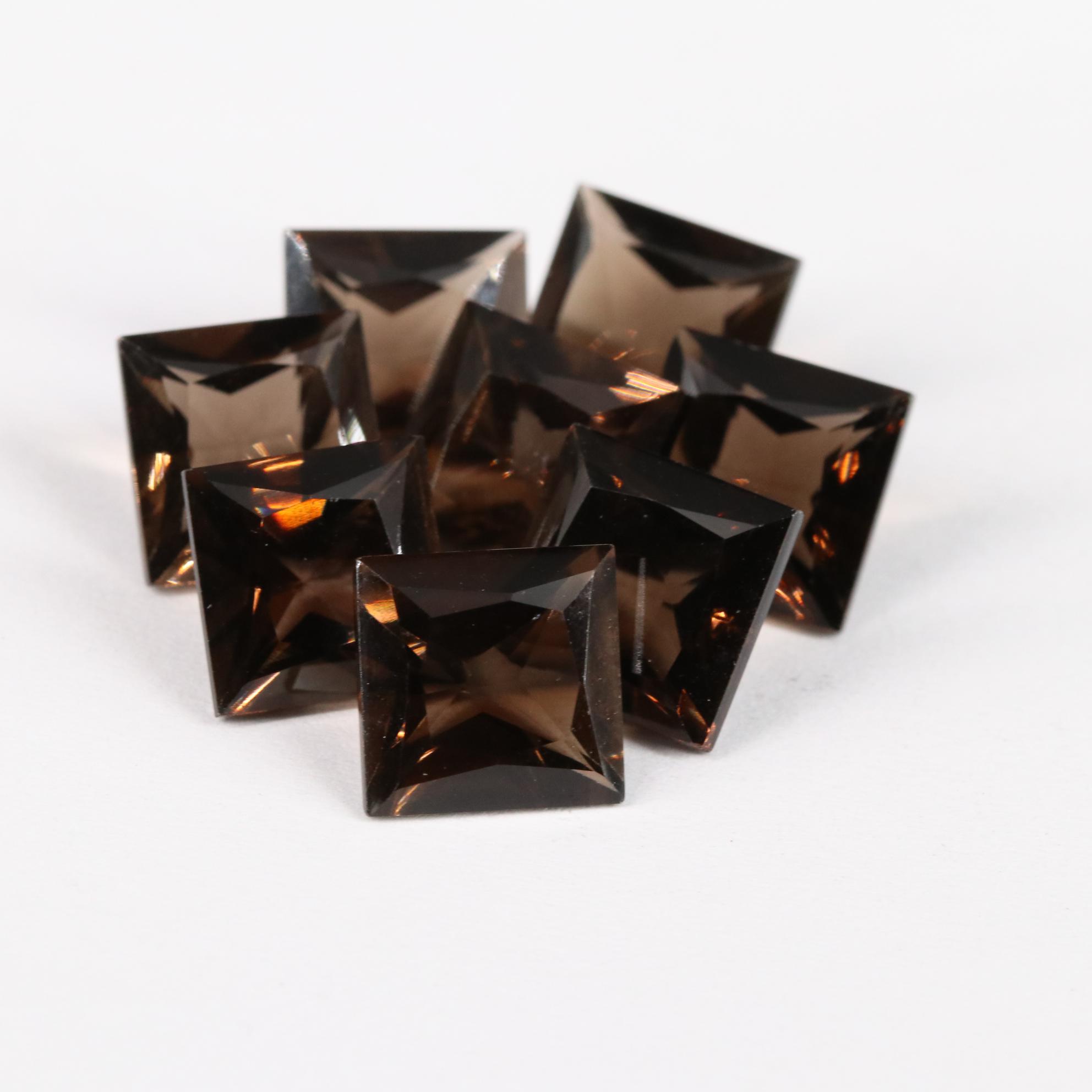 Loose 24.45 CTW Smoky Quartz Lot