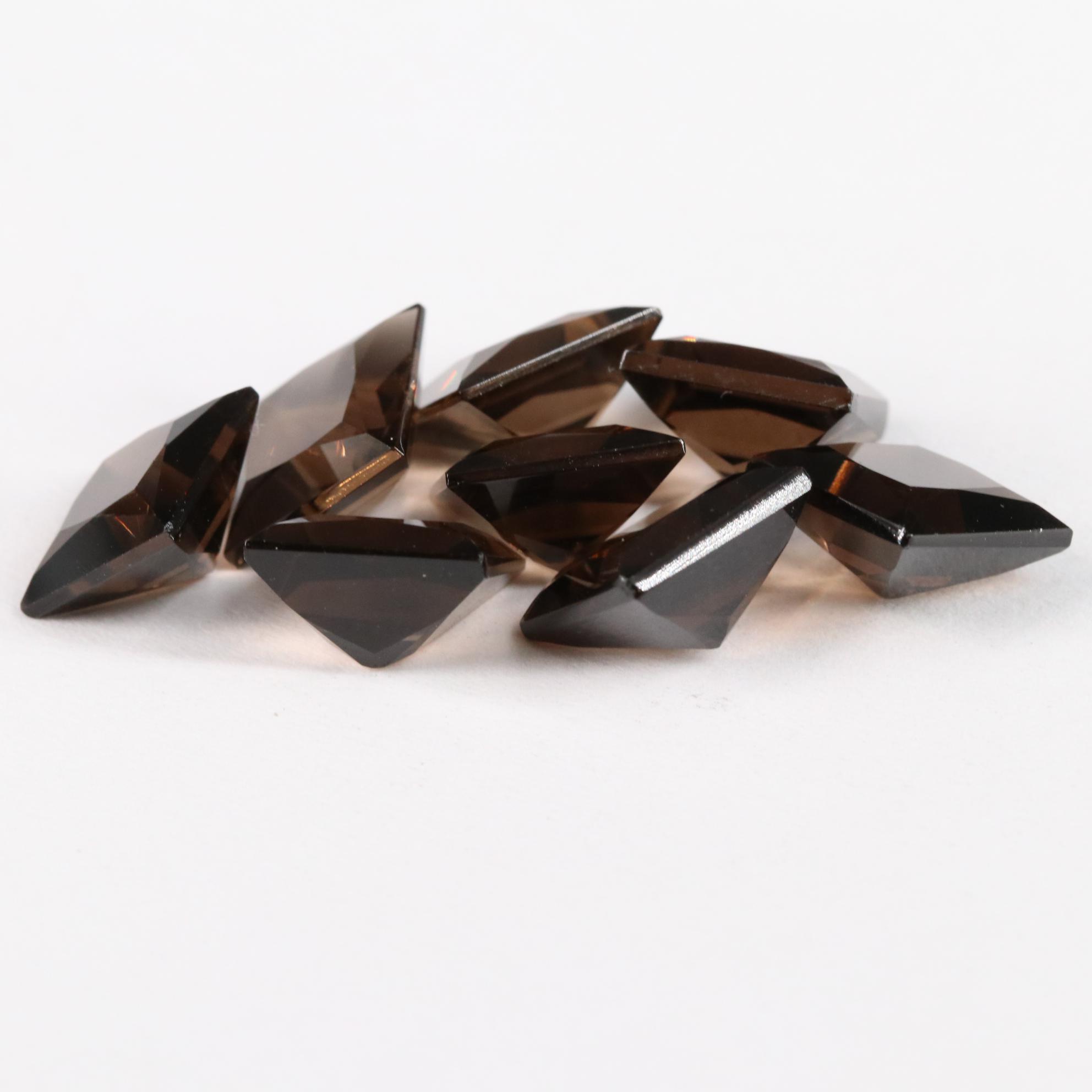 Loose 24.45 CTW Smoky Quartz Lot