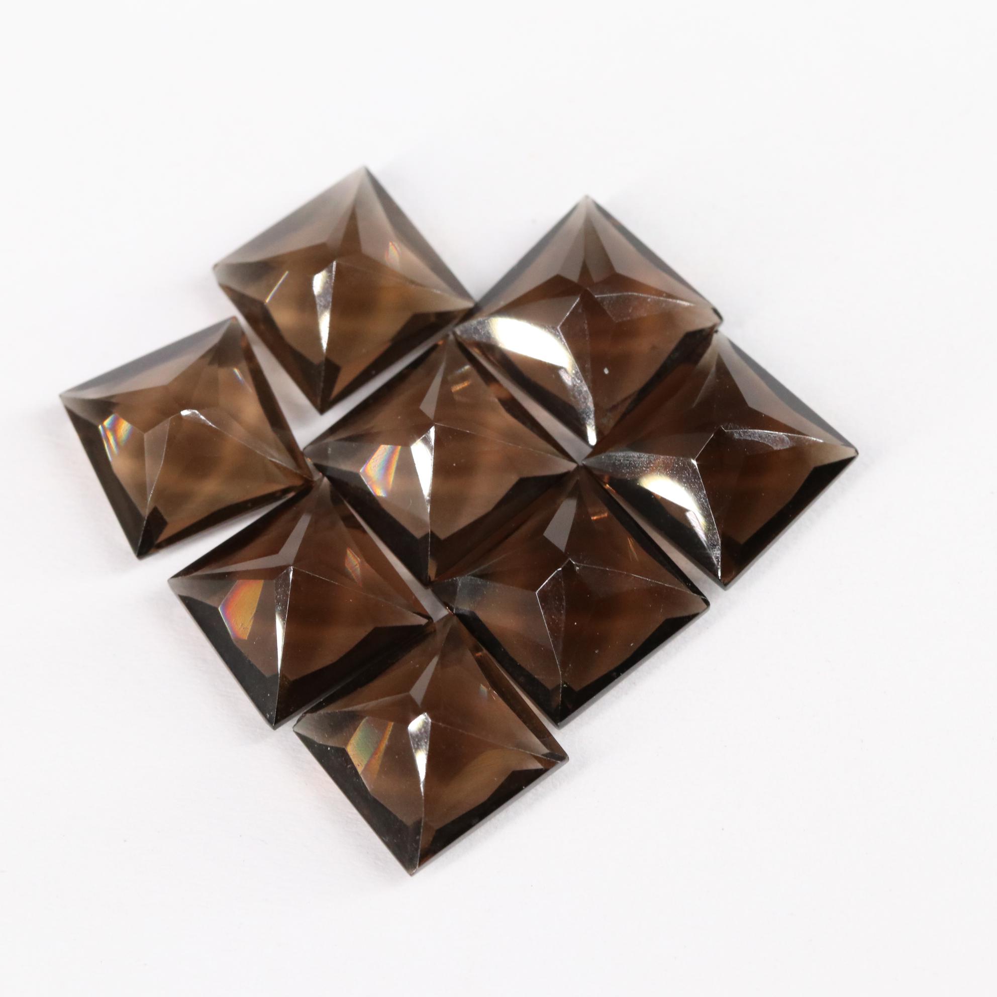 Loose 24.45 CTW Smoky Quartz Lot