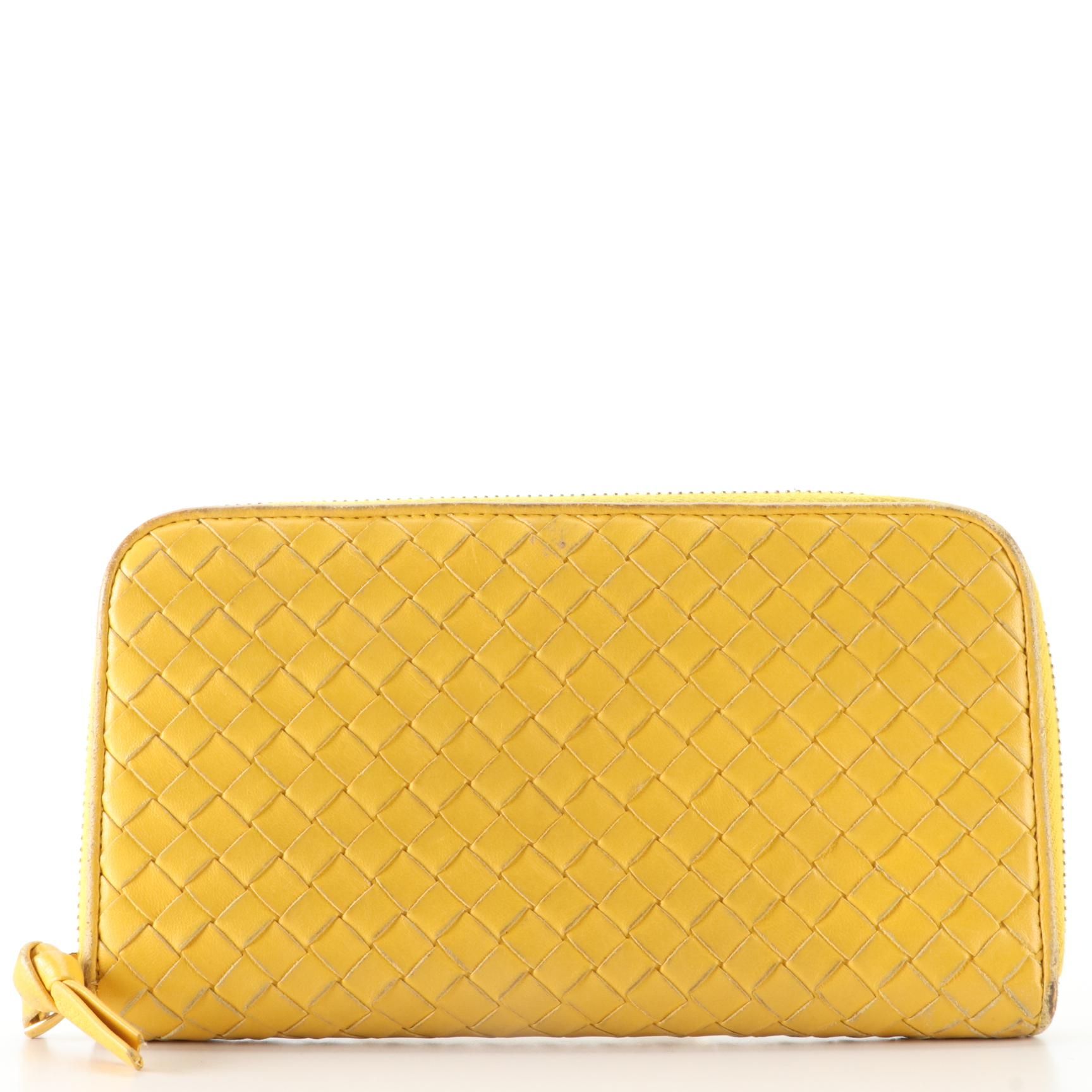 Bottega Veneta Intrecciato Leather Continental Wallet