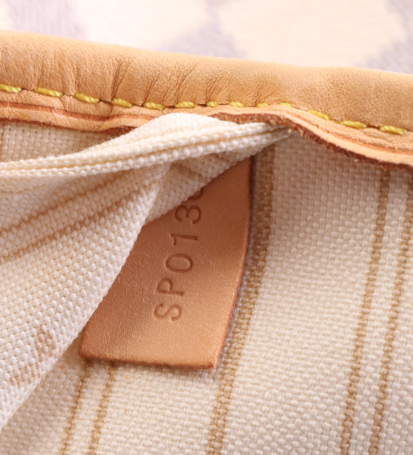 Louis Vuitton Neverfull MM in Damier Azur Canvas and Vachetta Leather