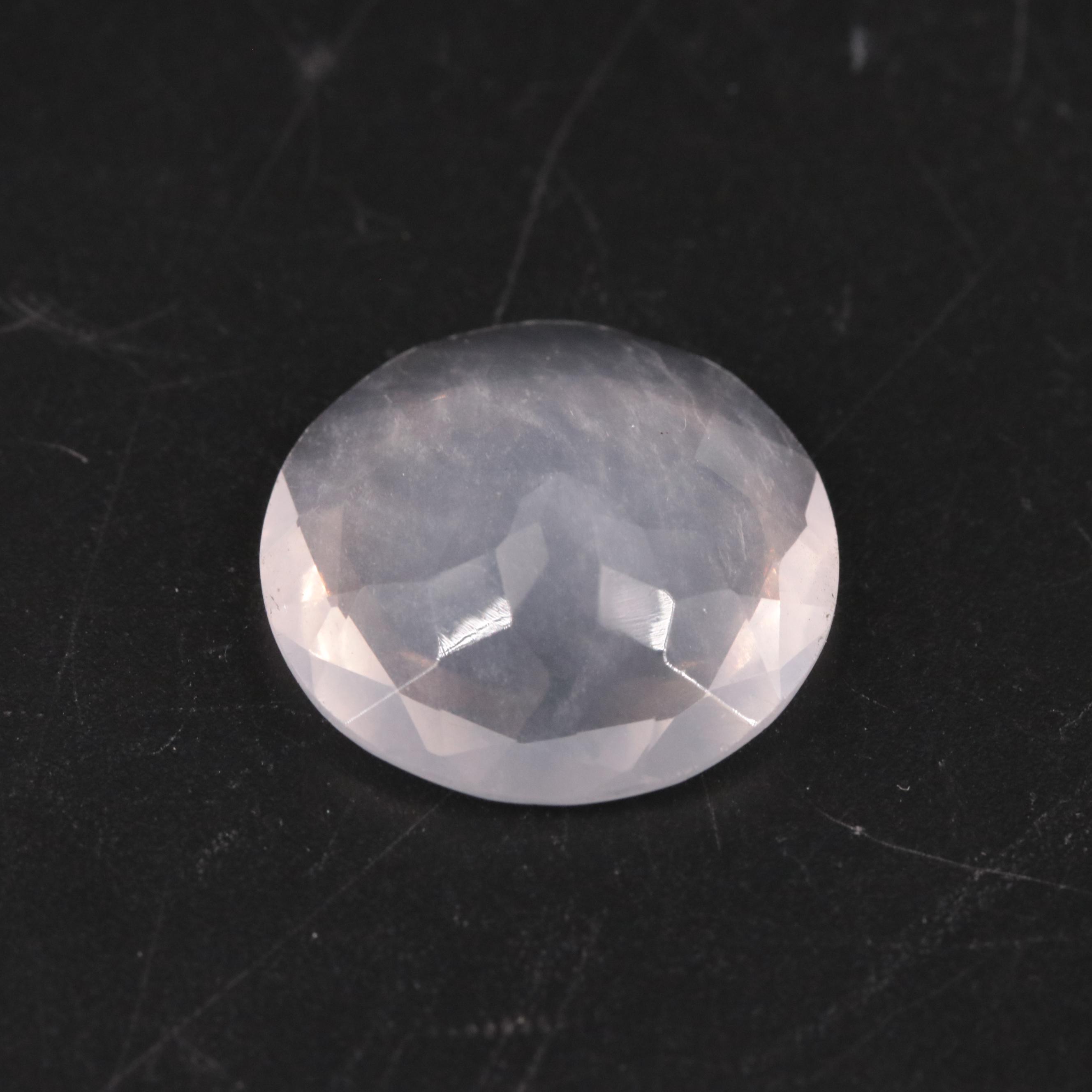 Loose 15.40 CT Rose Quartz