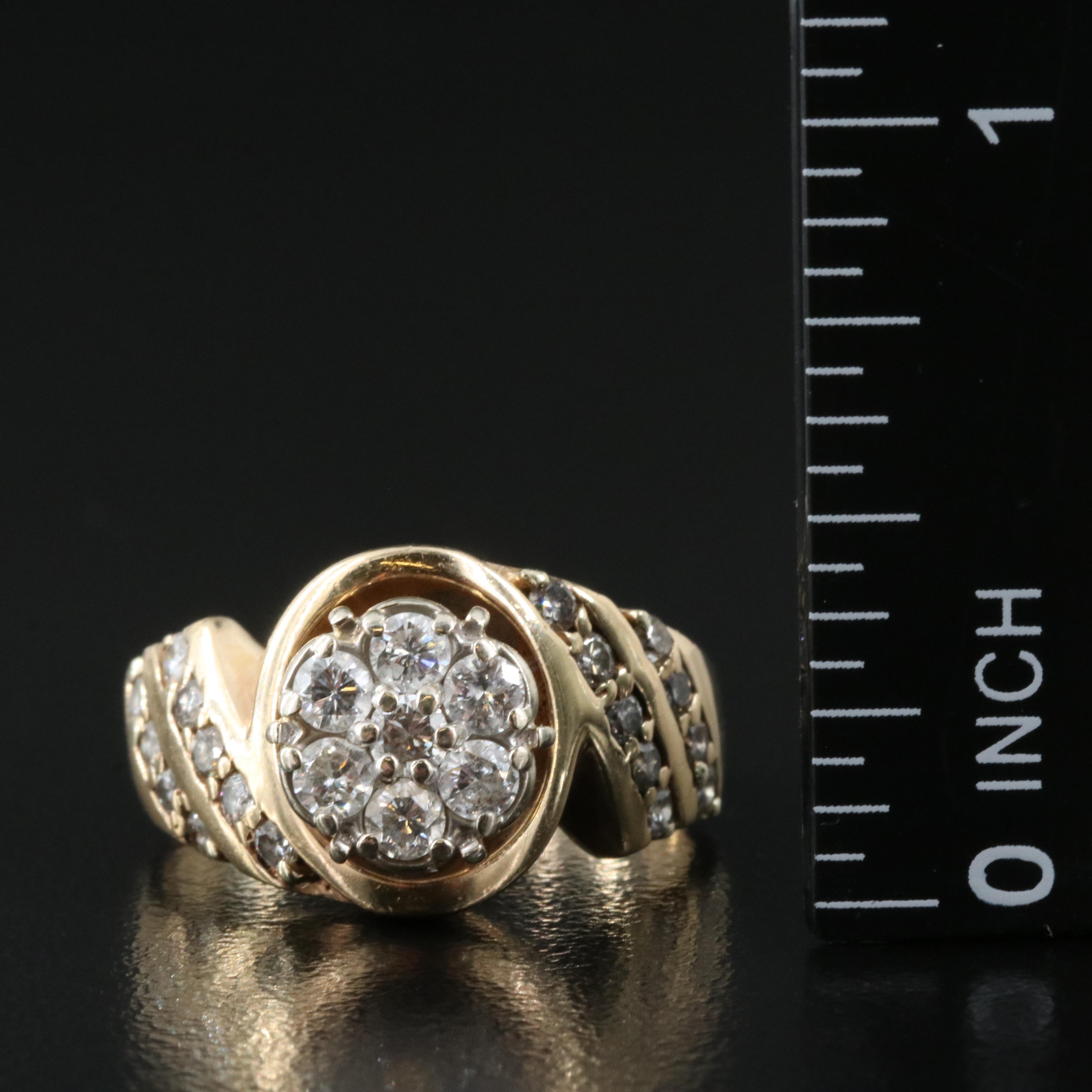 14K 0.90 CTW Diamond Ring