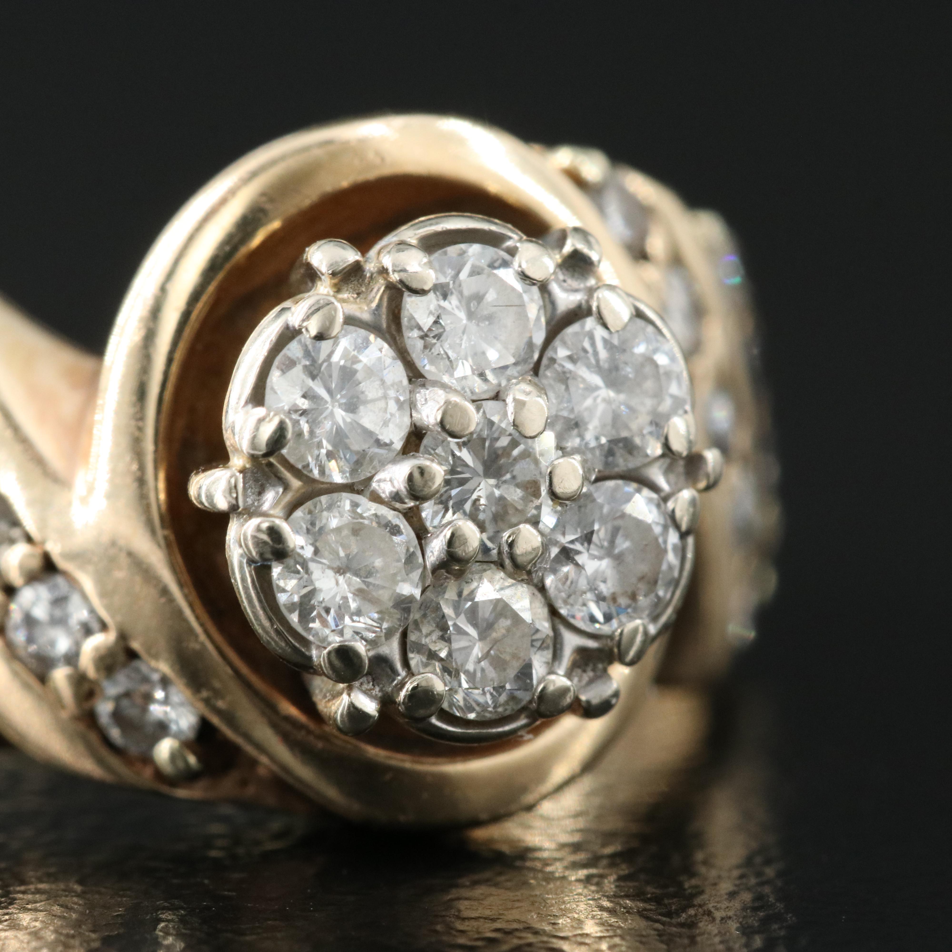 14K 0.90 CTW Diamond Ring