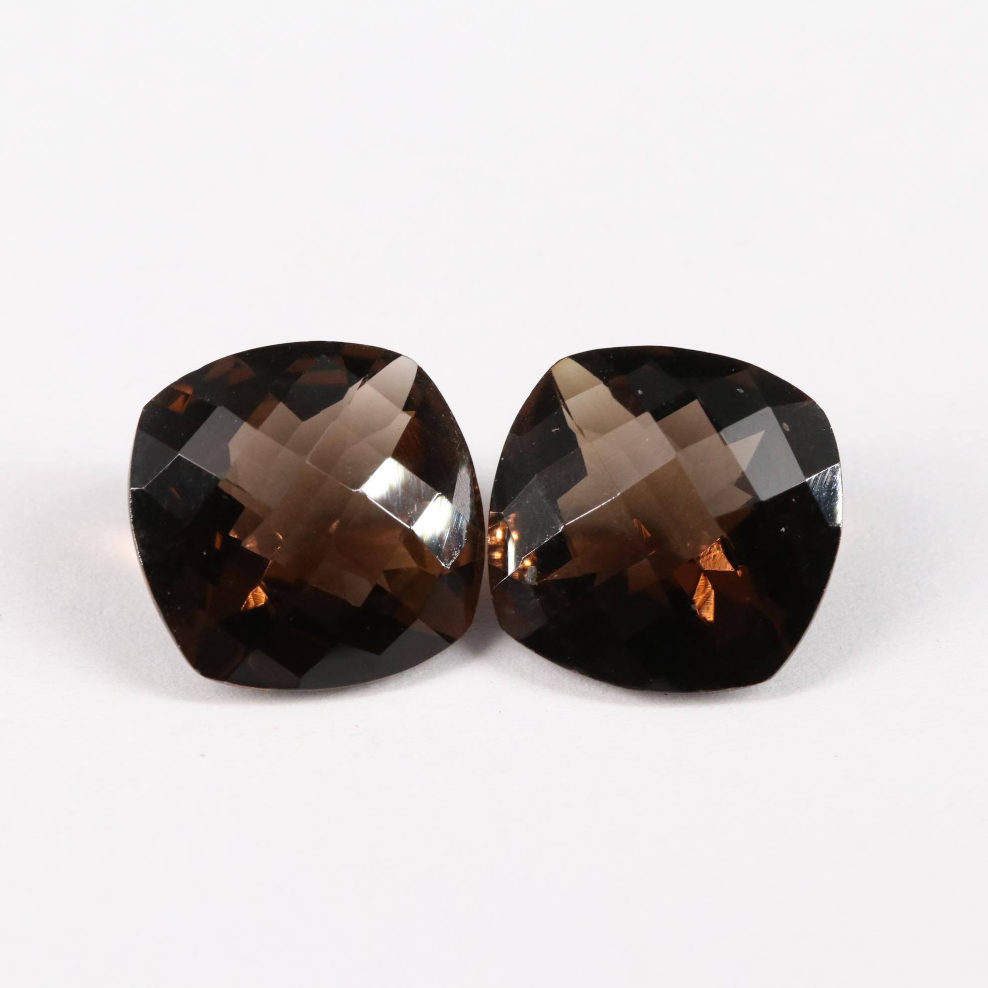 Loose 15.80 CTW Smoky Quartz Lot