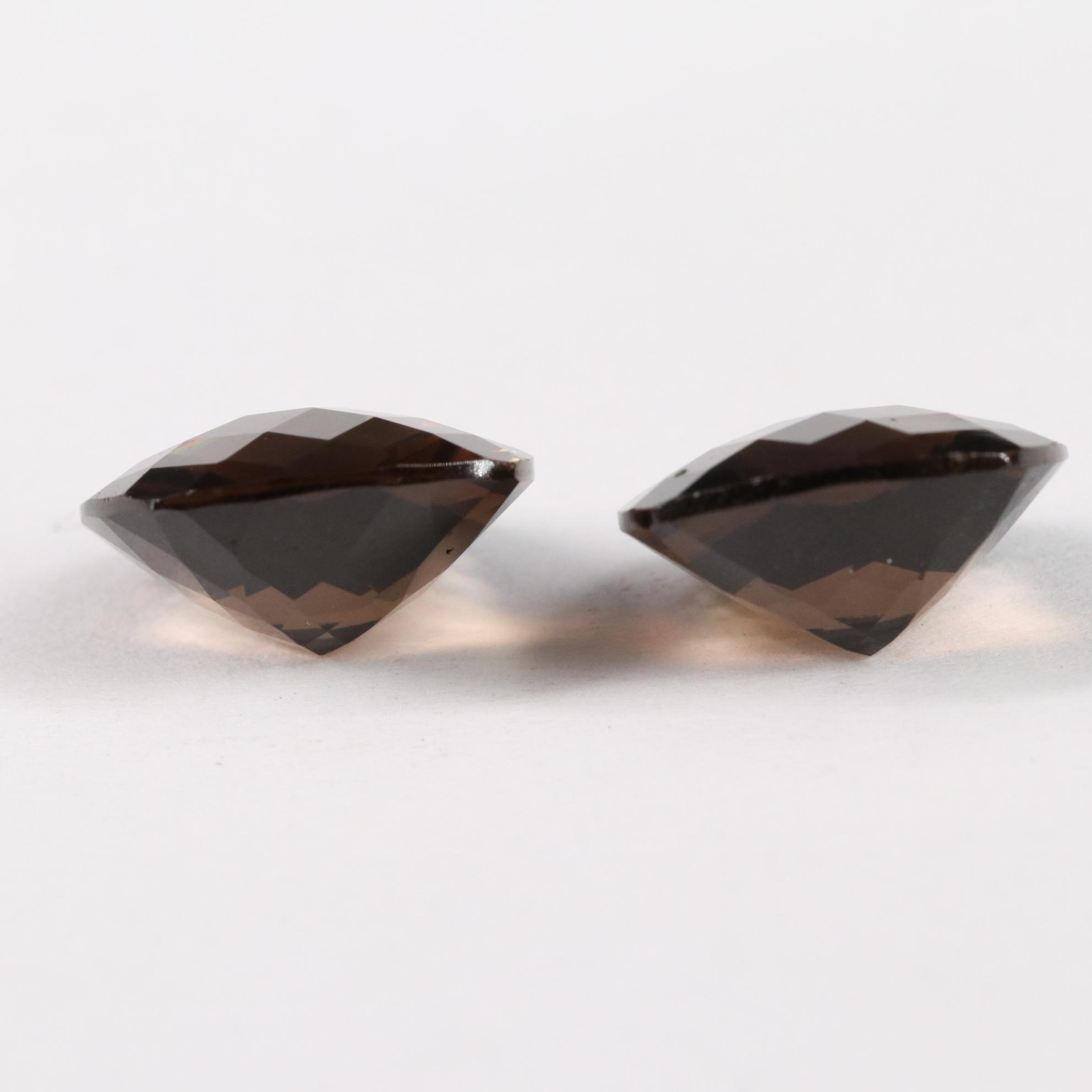 Loose 15.80 CTW Smoky Quartz Lot