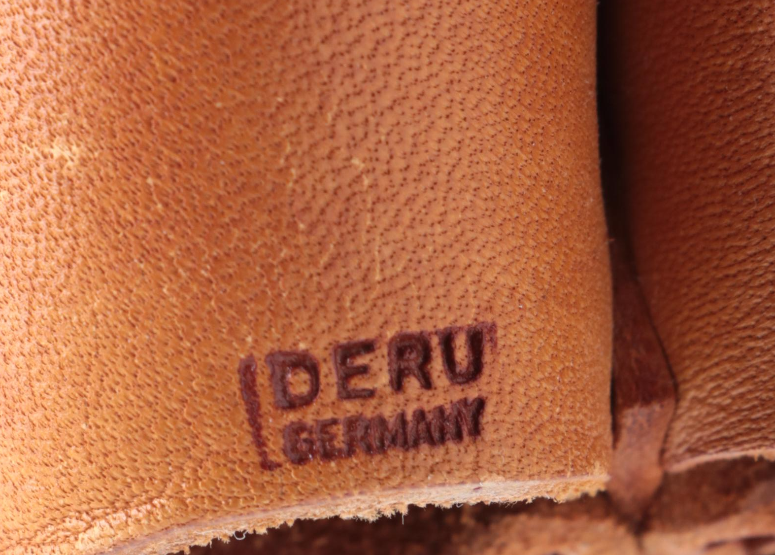 Deru Germany One-Piece Tan Leather Elephant Figure