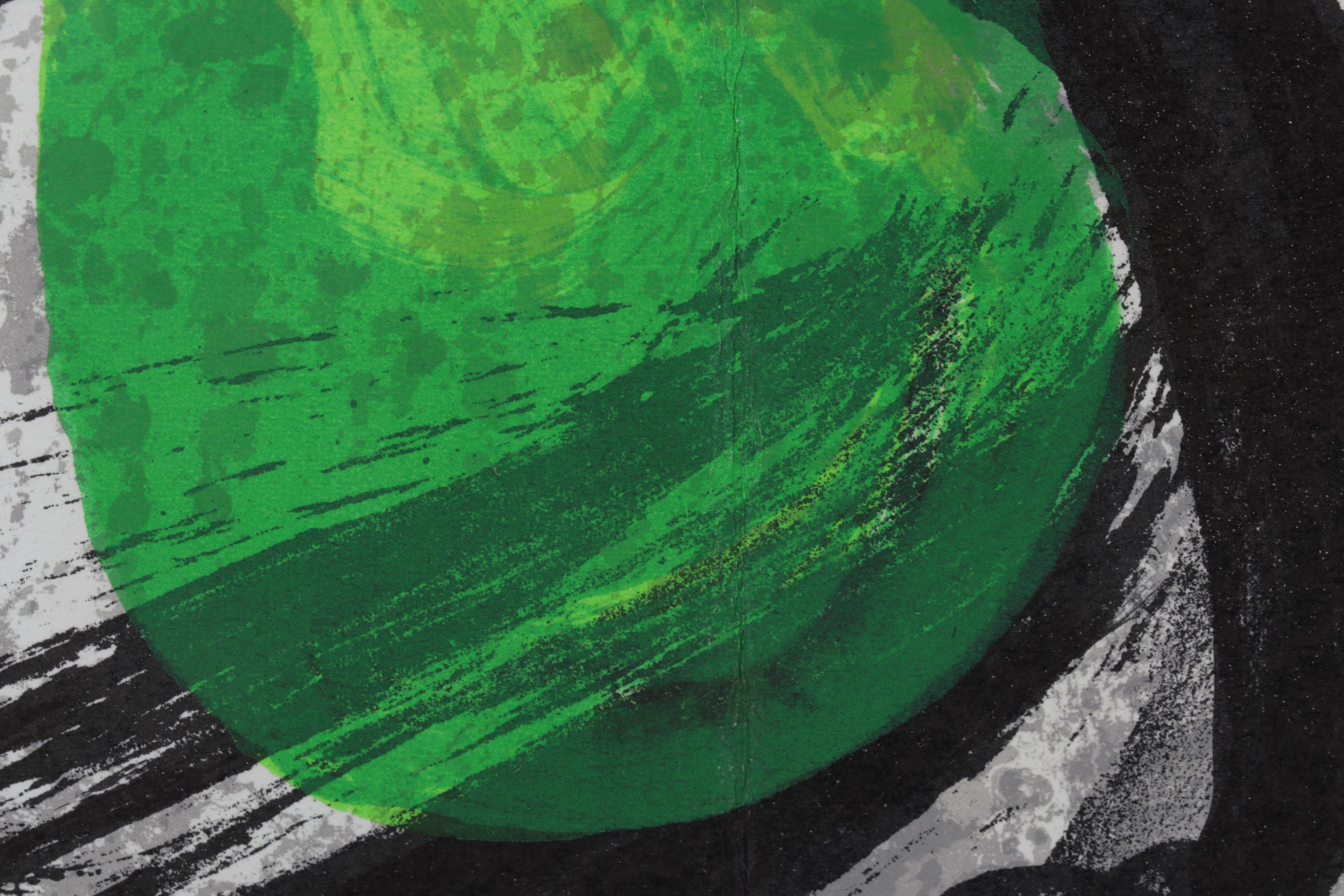 Joan Miró Double-Page Color Lithograph for "Derrière le Miroir," 1970