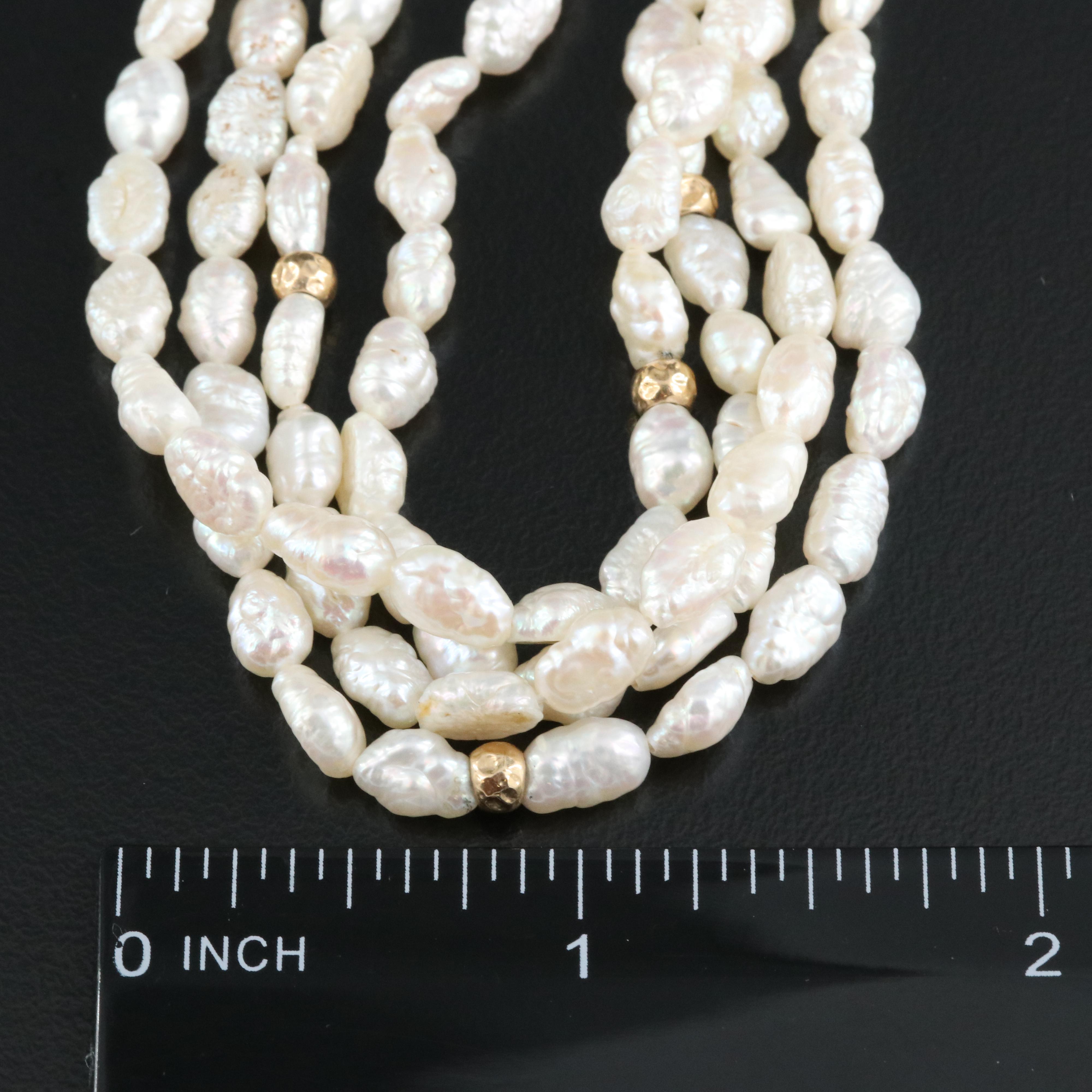 14K Pearl Necklace