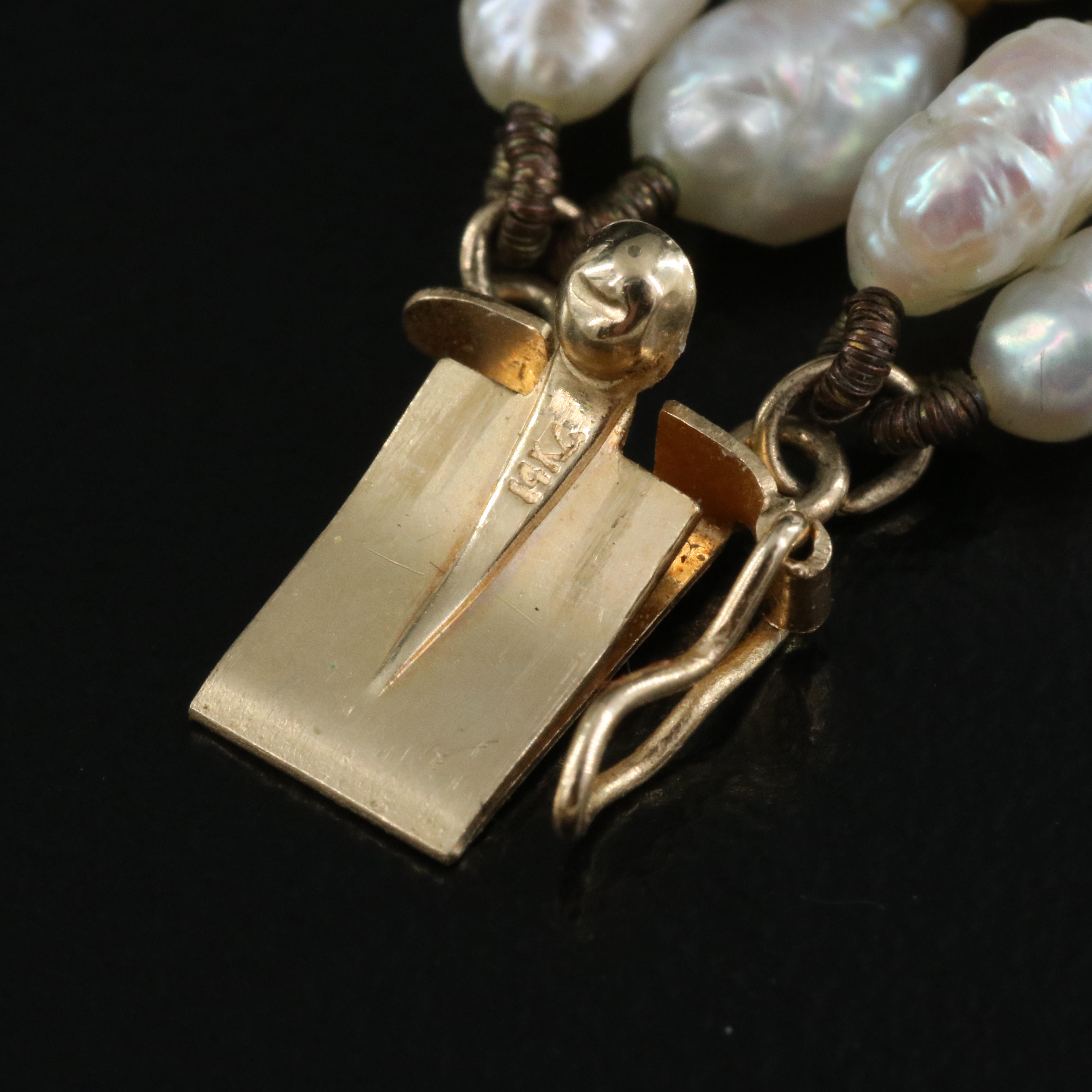14K Pearl Necklace