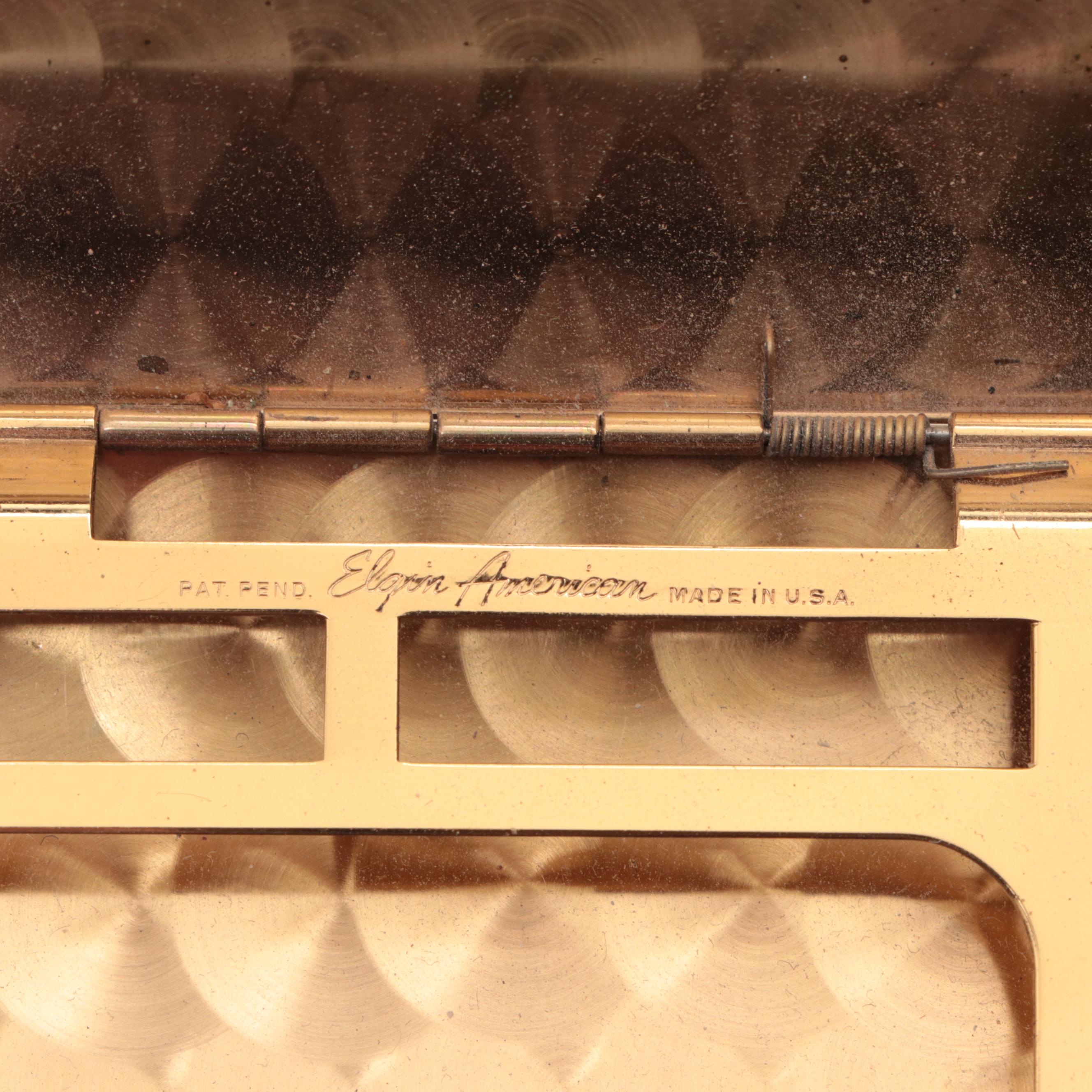 Sterling Silver Hand Mirrors and Brushes with Other Cigarette Cases and Décor