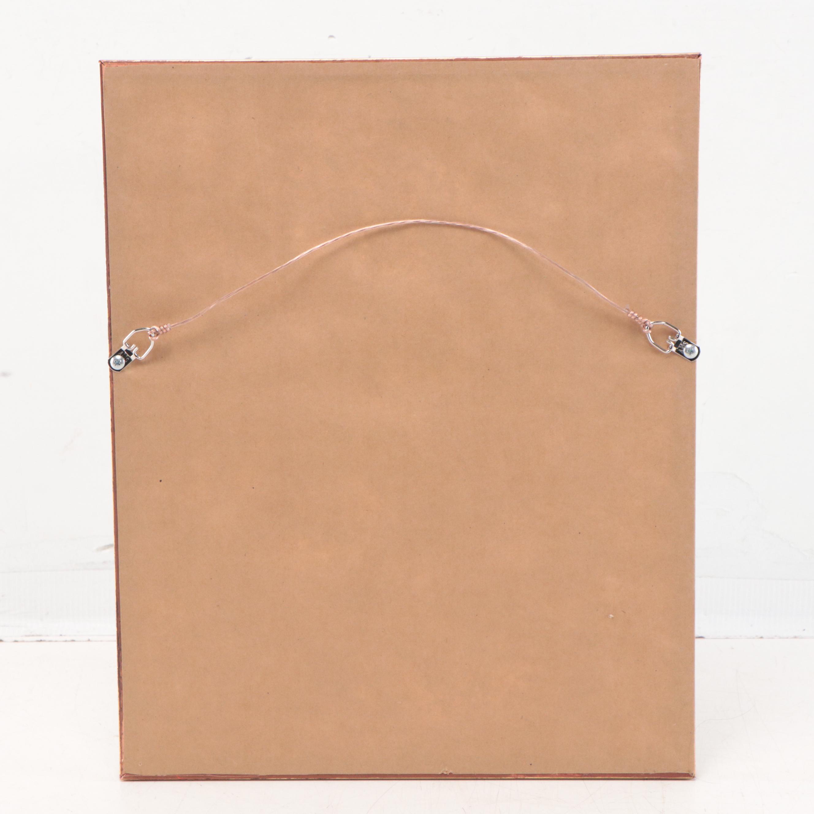 C. S. Hammond & Co. Wax Engraving Map "Maine," 1909