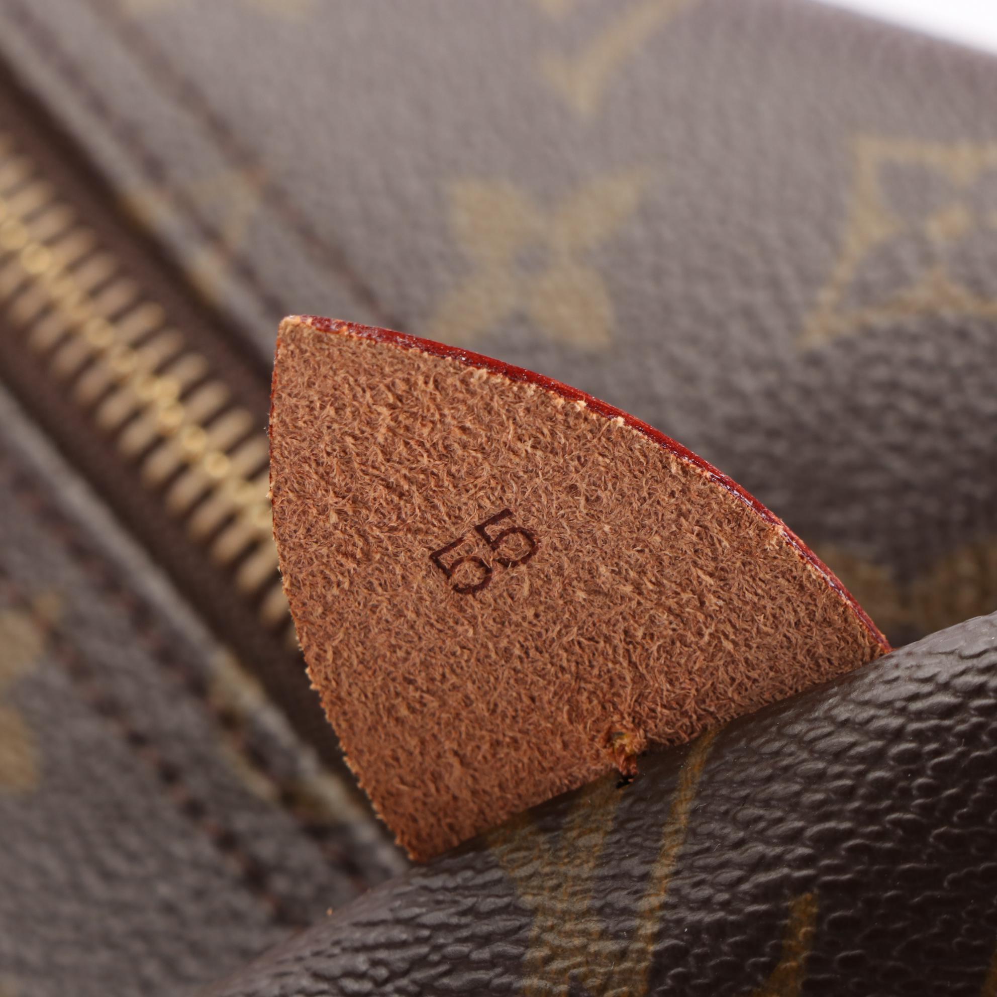 Louis Vuitton Keepall 55 in Monogram Canvas and Vachetta Leather