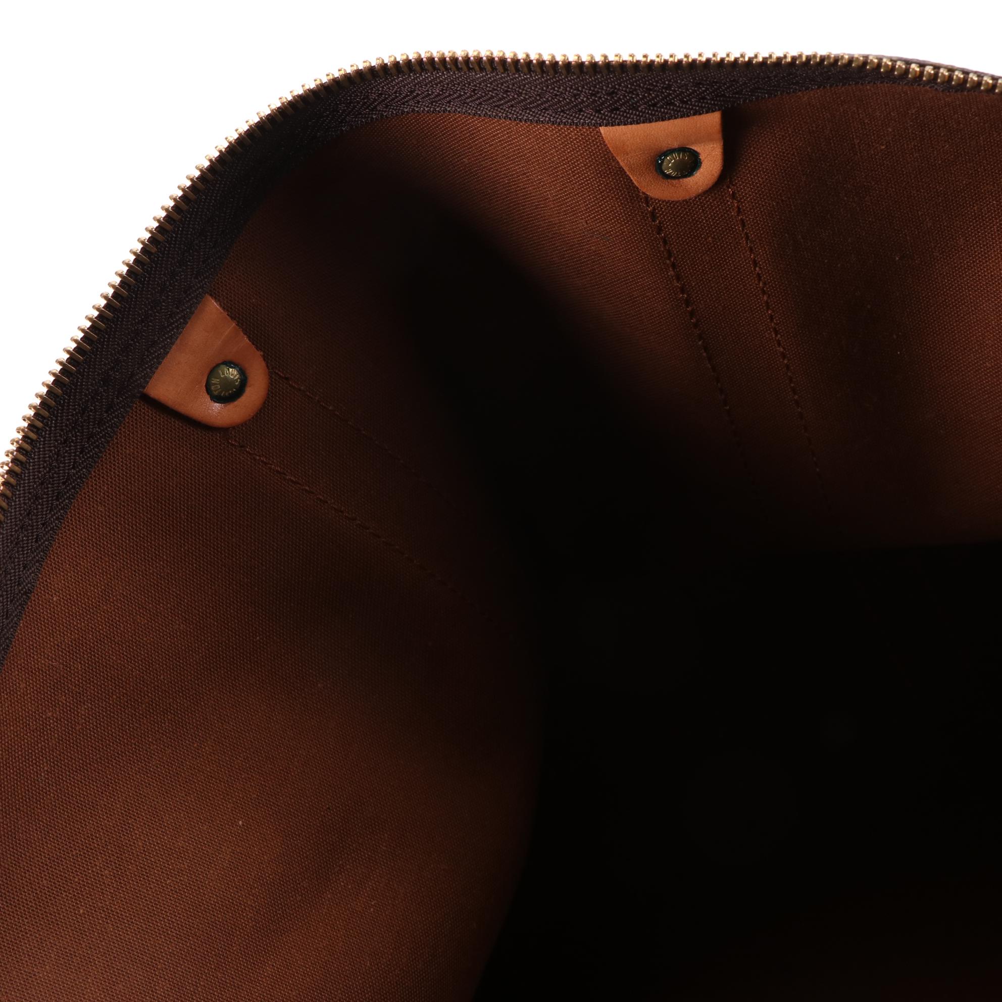 Louis Vuitton Keepall 55 in Monogram Canvas and Vachetta Leather