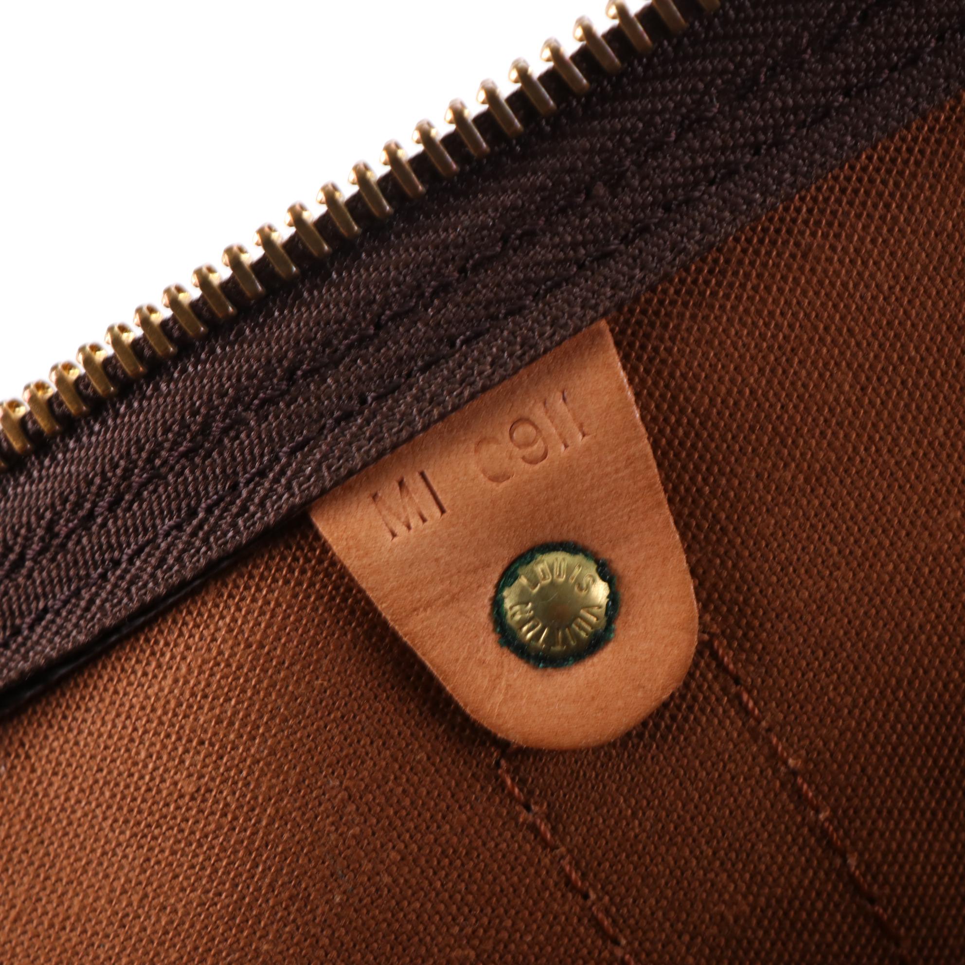 Louis Vuitton Keepall 55 in Monogram Canvas and Vachetta Leather