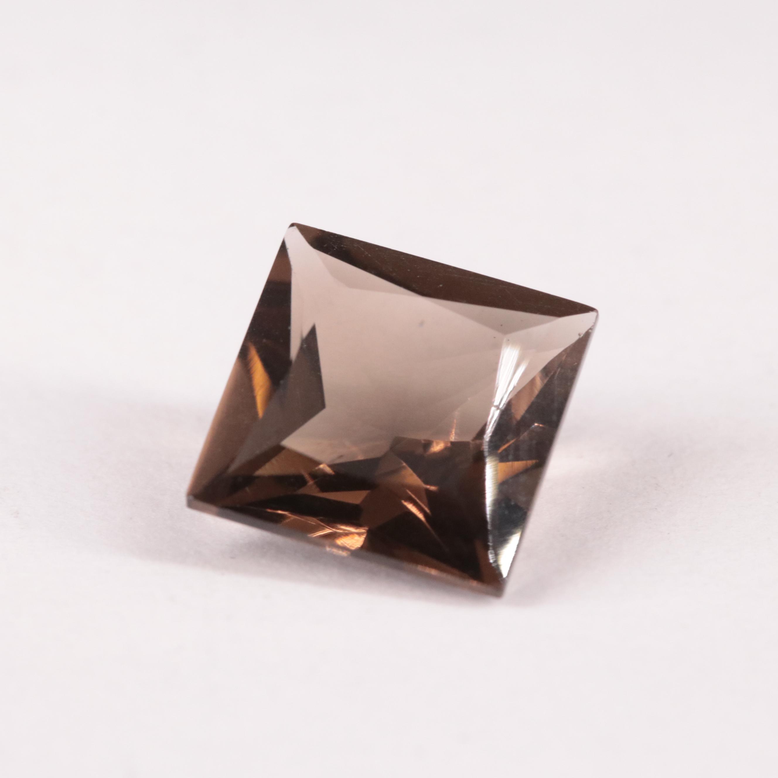 Loose 6.92 CT Smoky Quartz