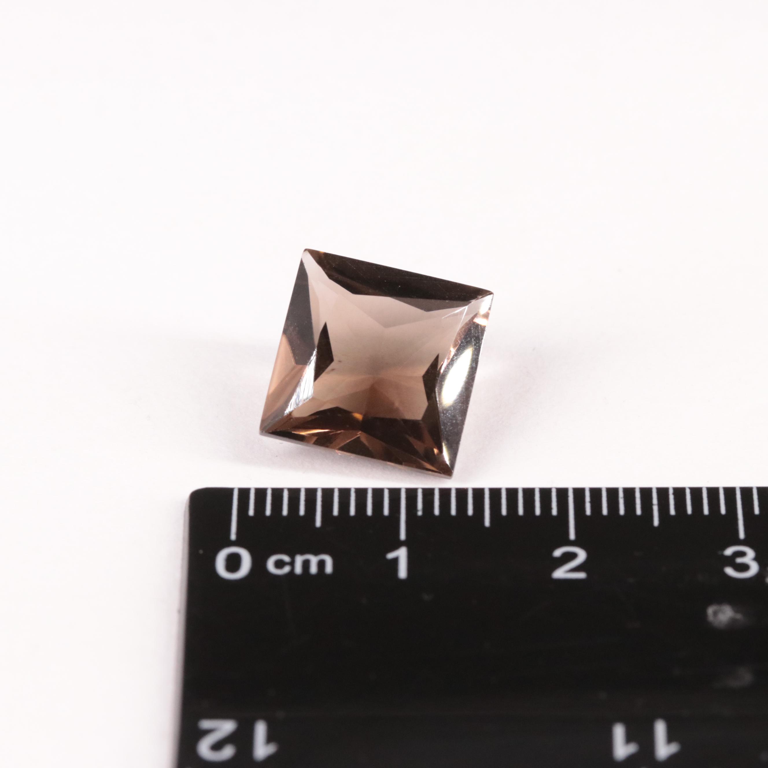 Loose 6.92 CT Smoky Quartz