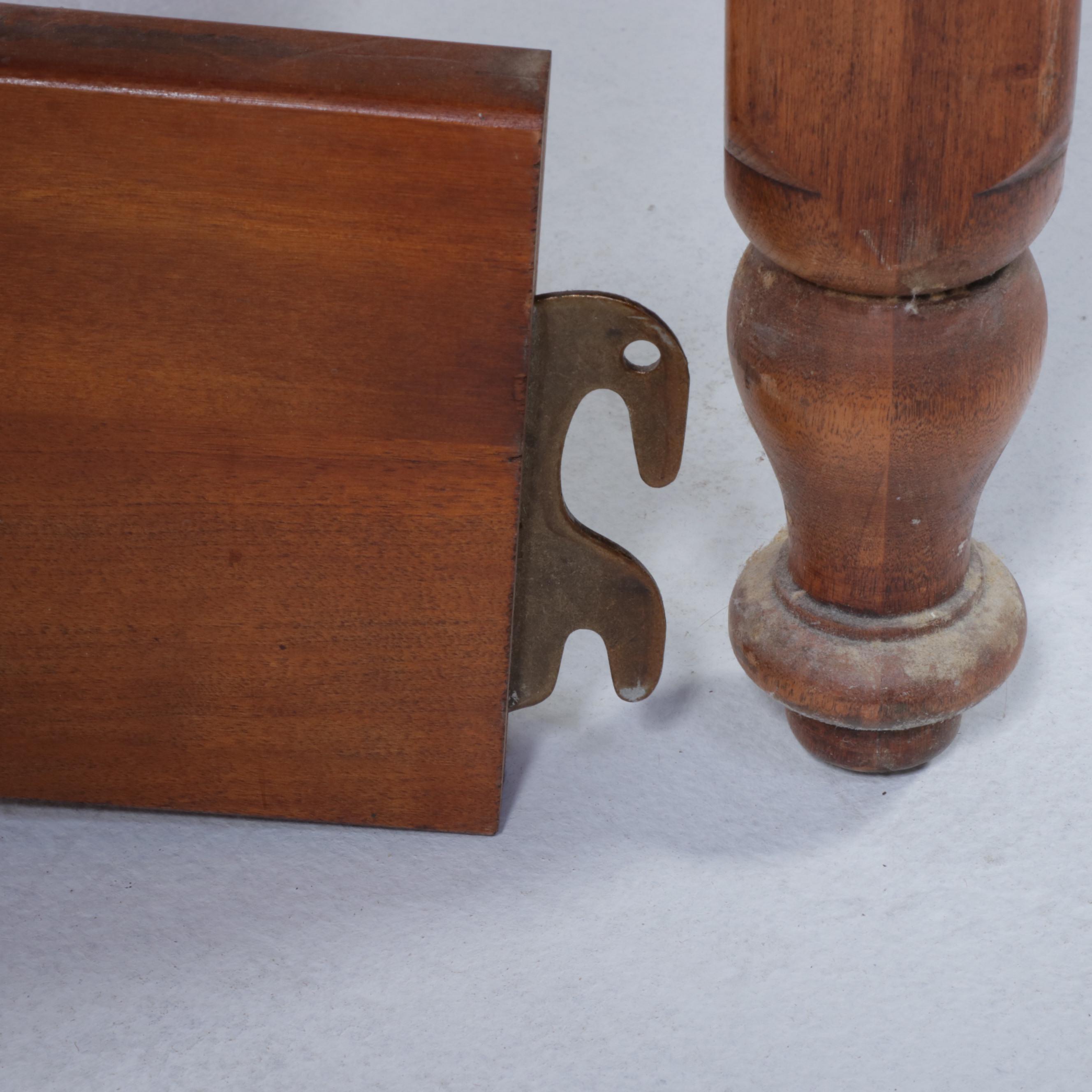 Colonial Style Maple Full Size Bed Frame, 20th Century