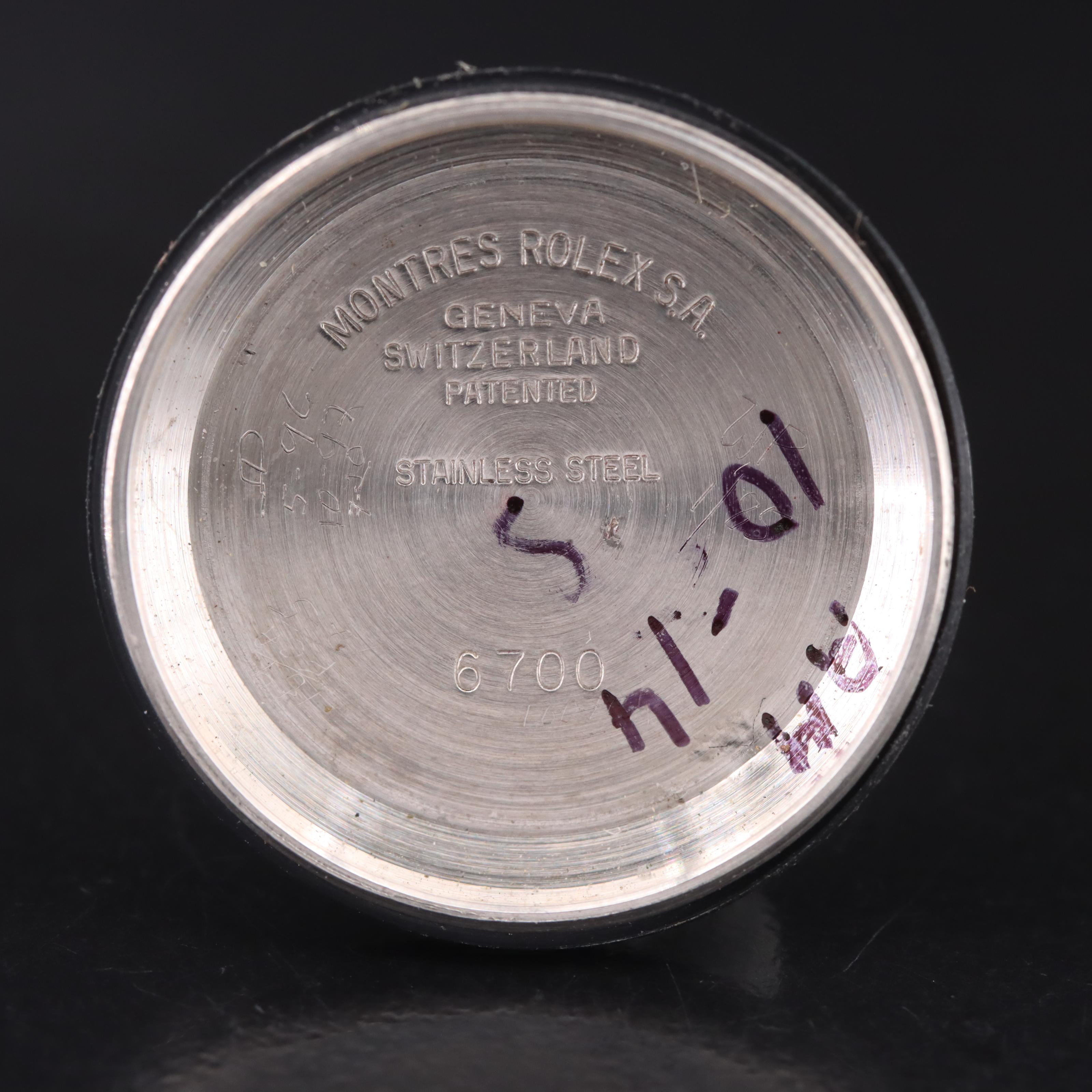 1987 Rolex Oyster Perpetual Mother-of-Pearl and Diamond Bezel Watch