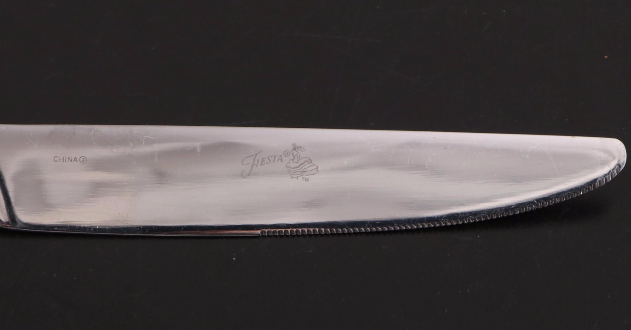 Fiesta Stainless Steel Flatware with Rainbow Enameled Handles