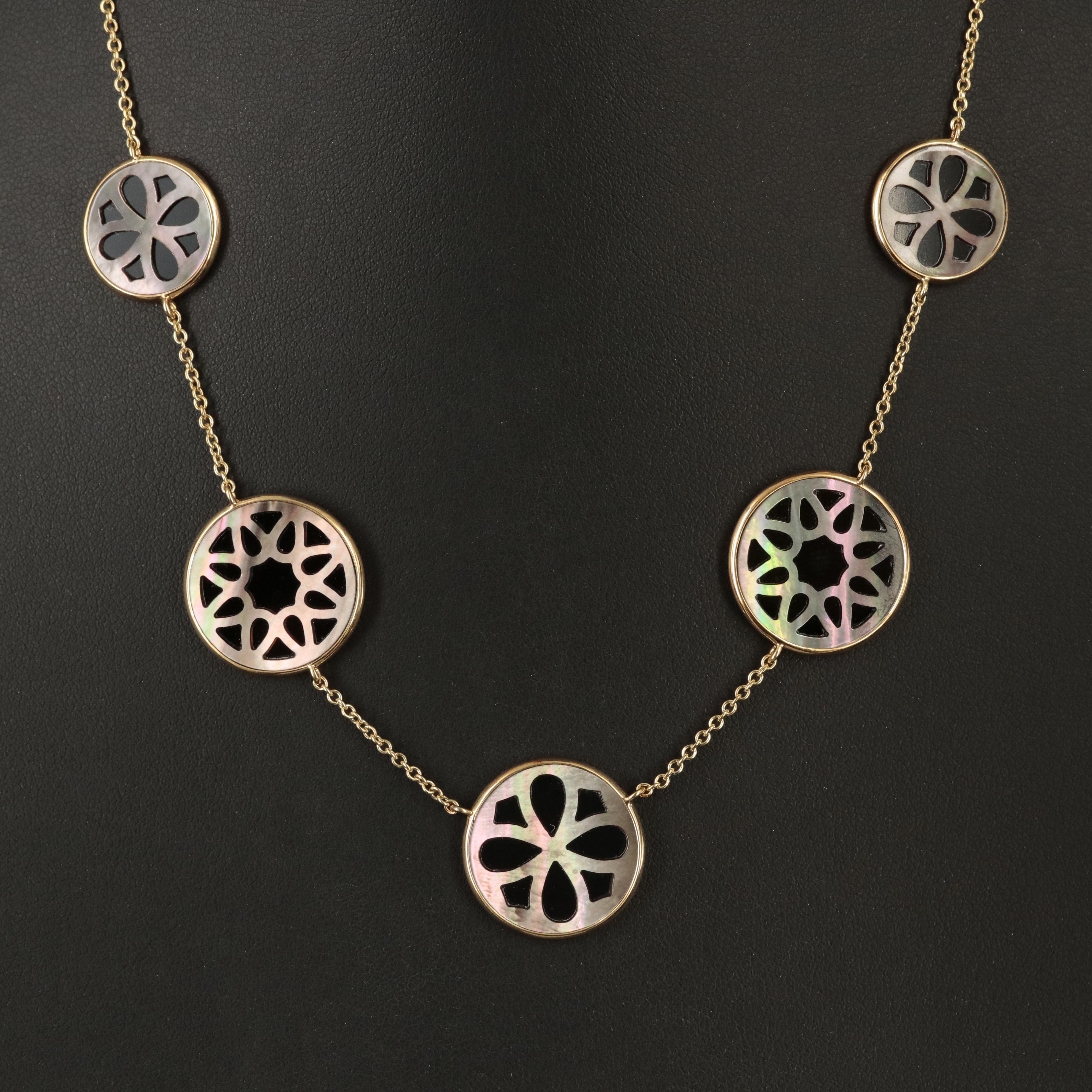 Ippolita 18K Black Onyx and Mother-of-Pearl