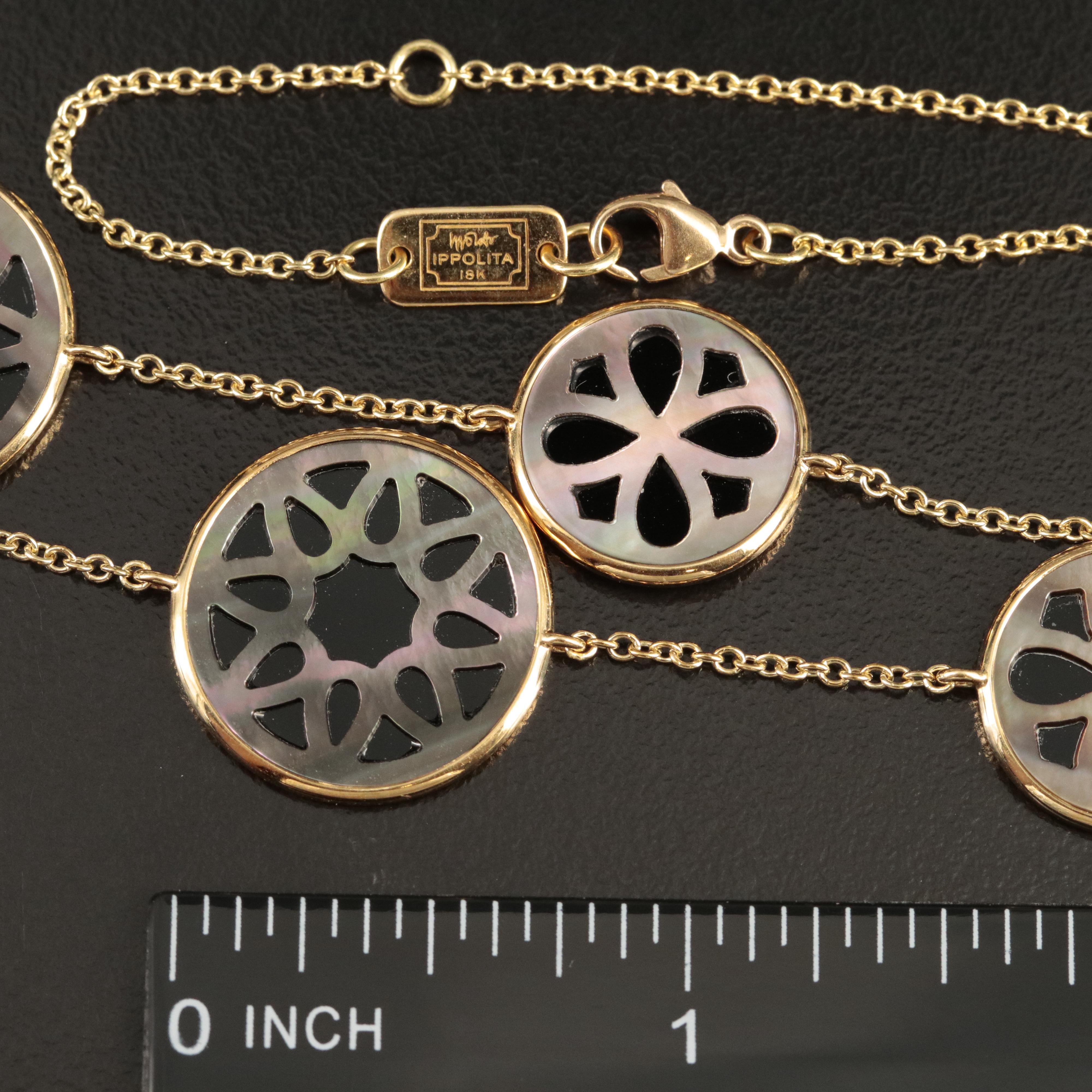 Ippolita 18K Black Onyx and Mother-of-Pearl