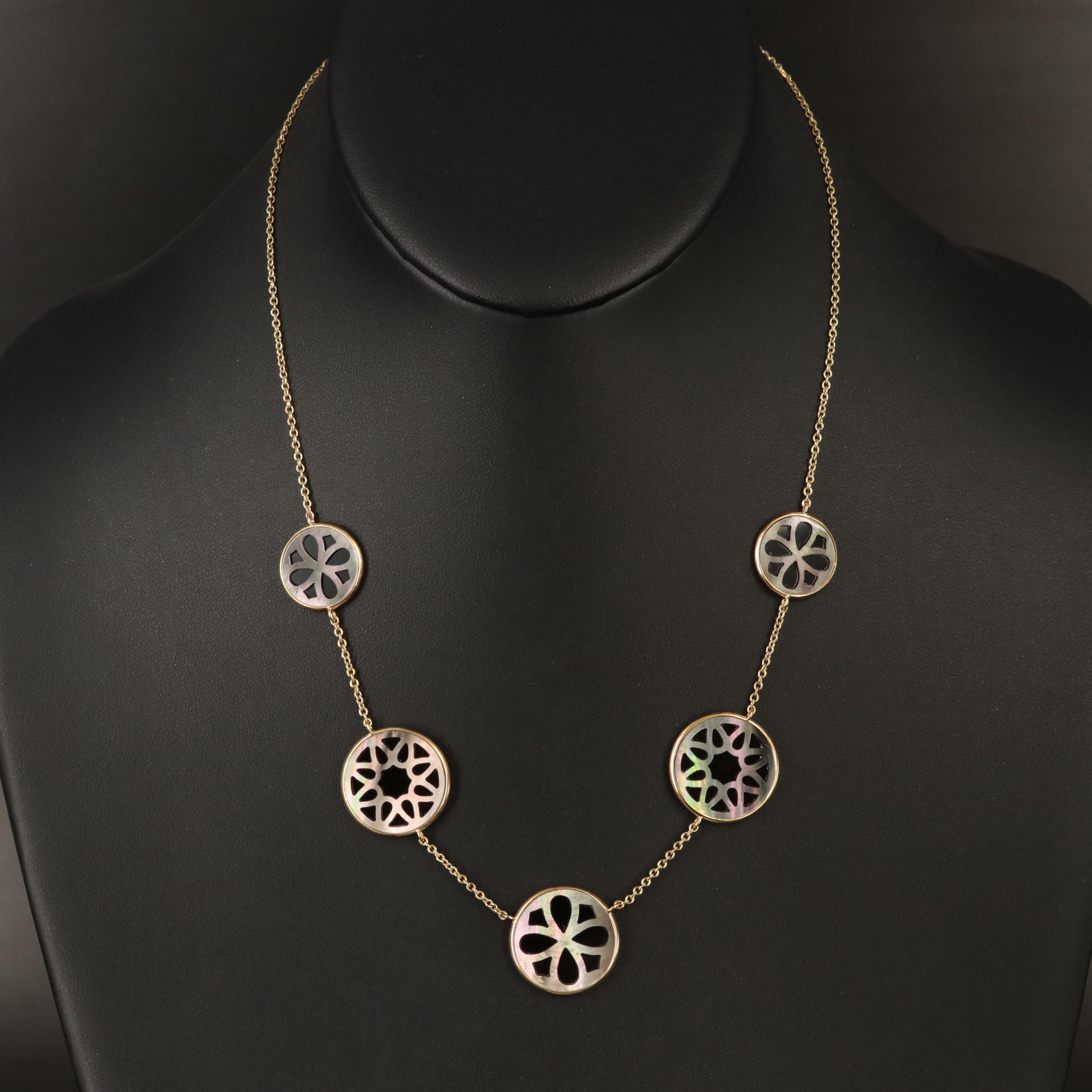 Ippolita 18K Black Onyx and Mother-of-Pearl