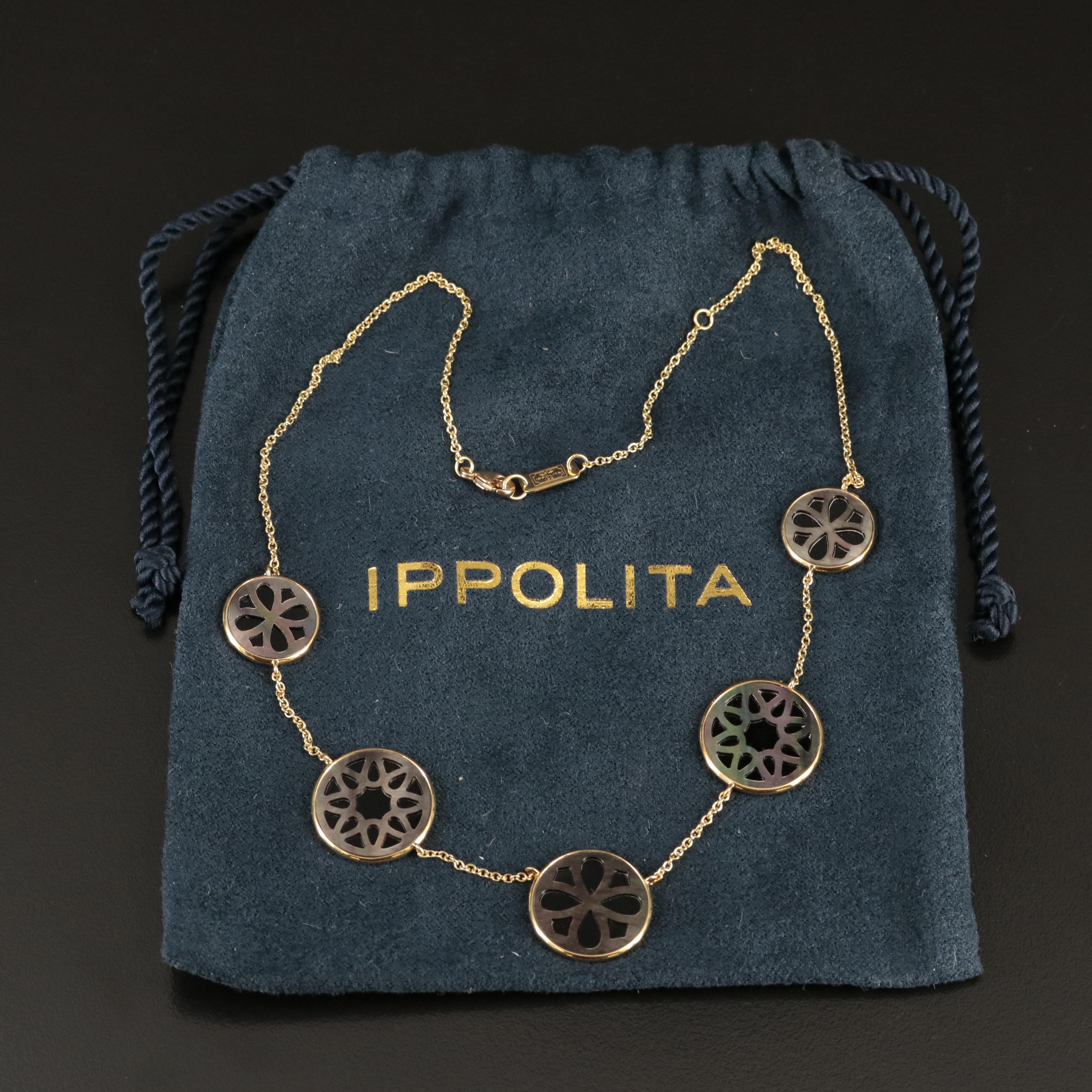 Ippolita 18K Black Onyx and Mother-of-Pearl
