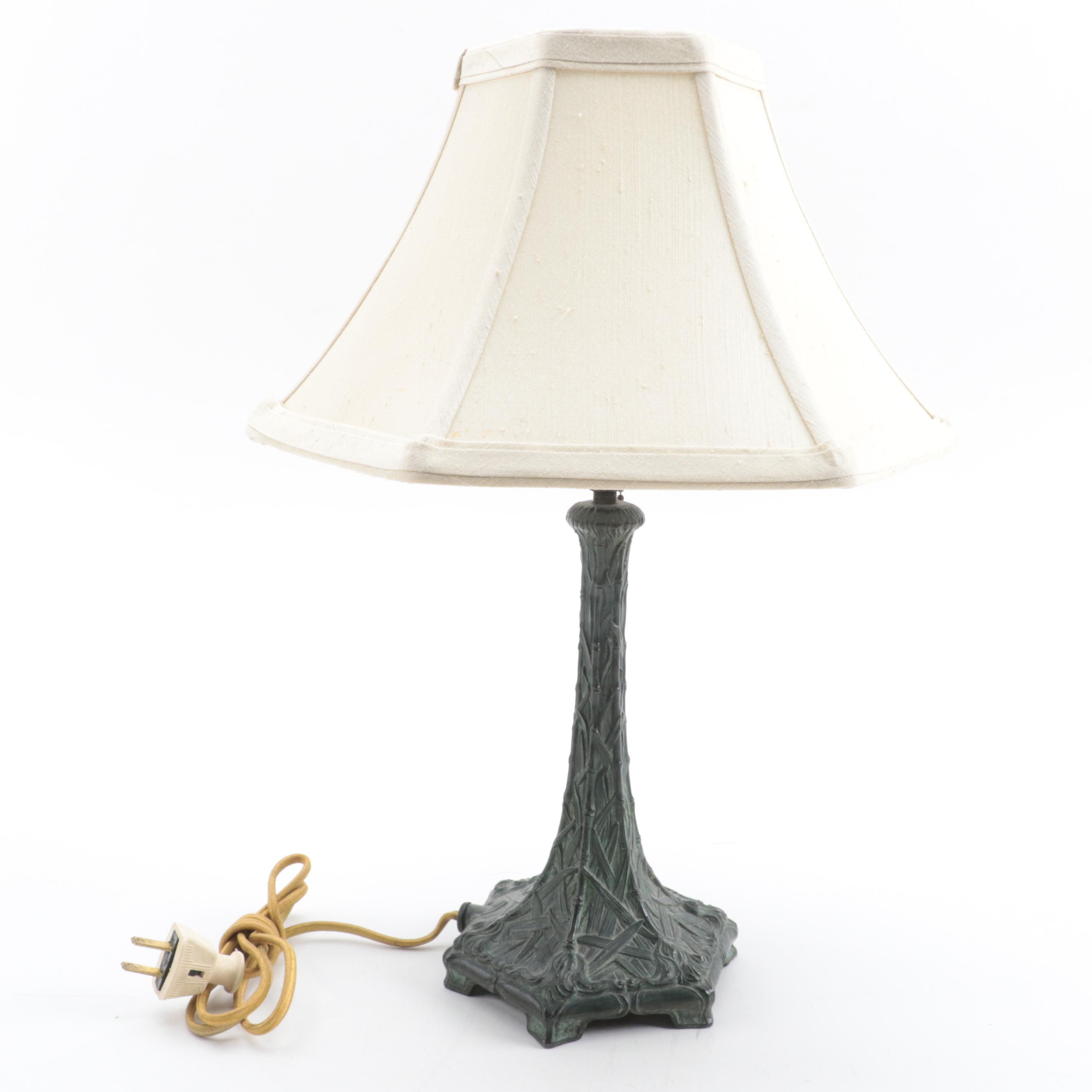 Carlson Brass and Copper Humidor with Scottish Terrier Door Stop and Table Lamp