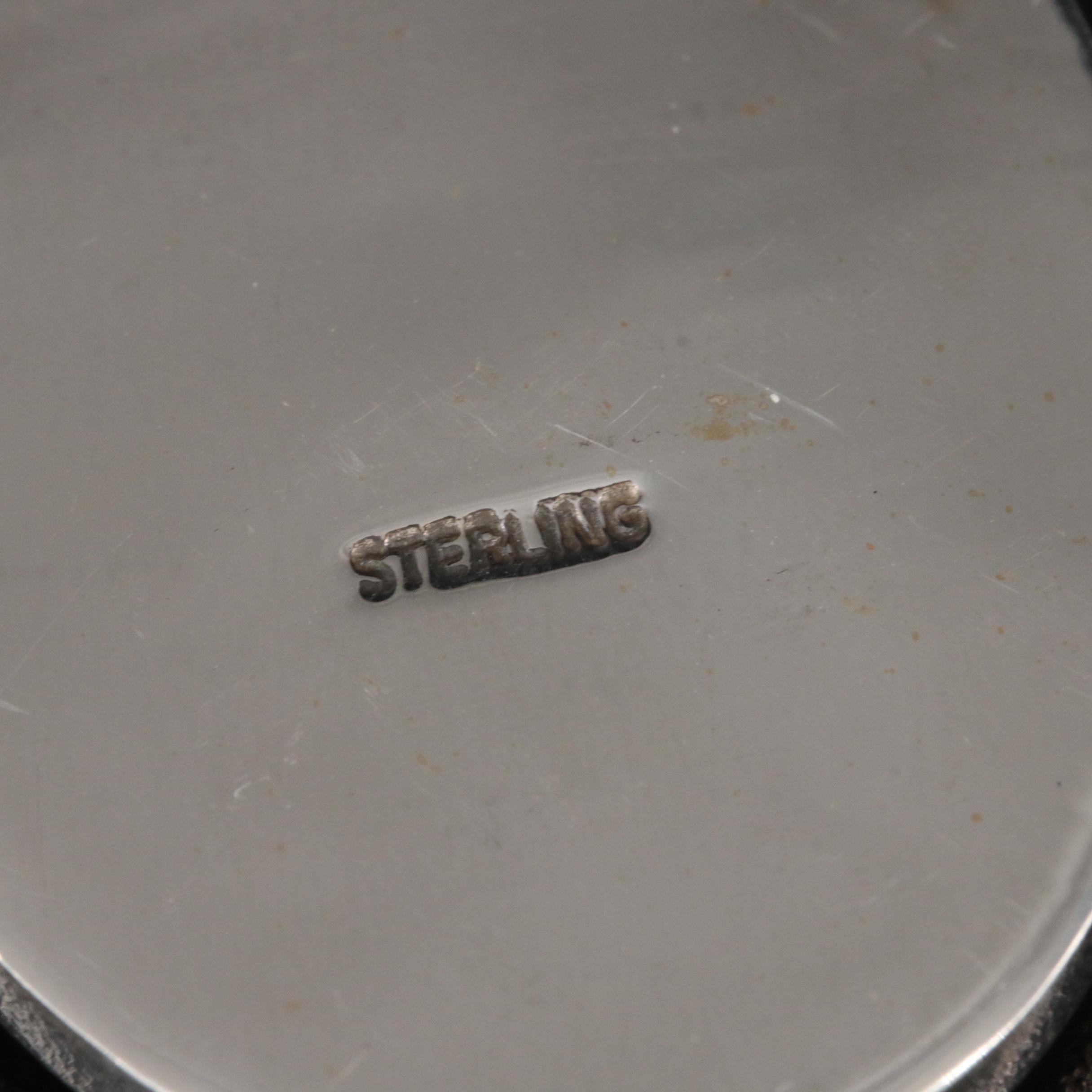 Sterling Abalone, Mother-of-Pearl and Opal Skull with Headdress Pendant Necklace