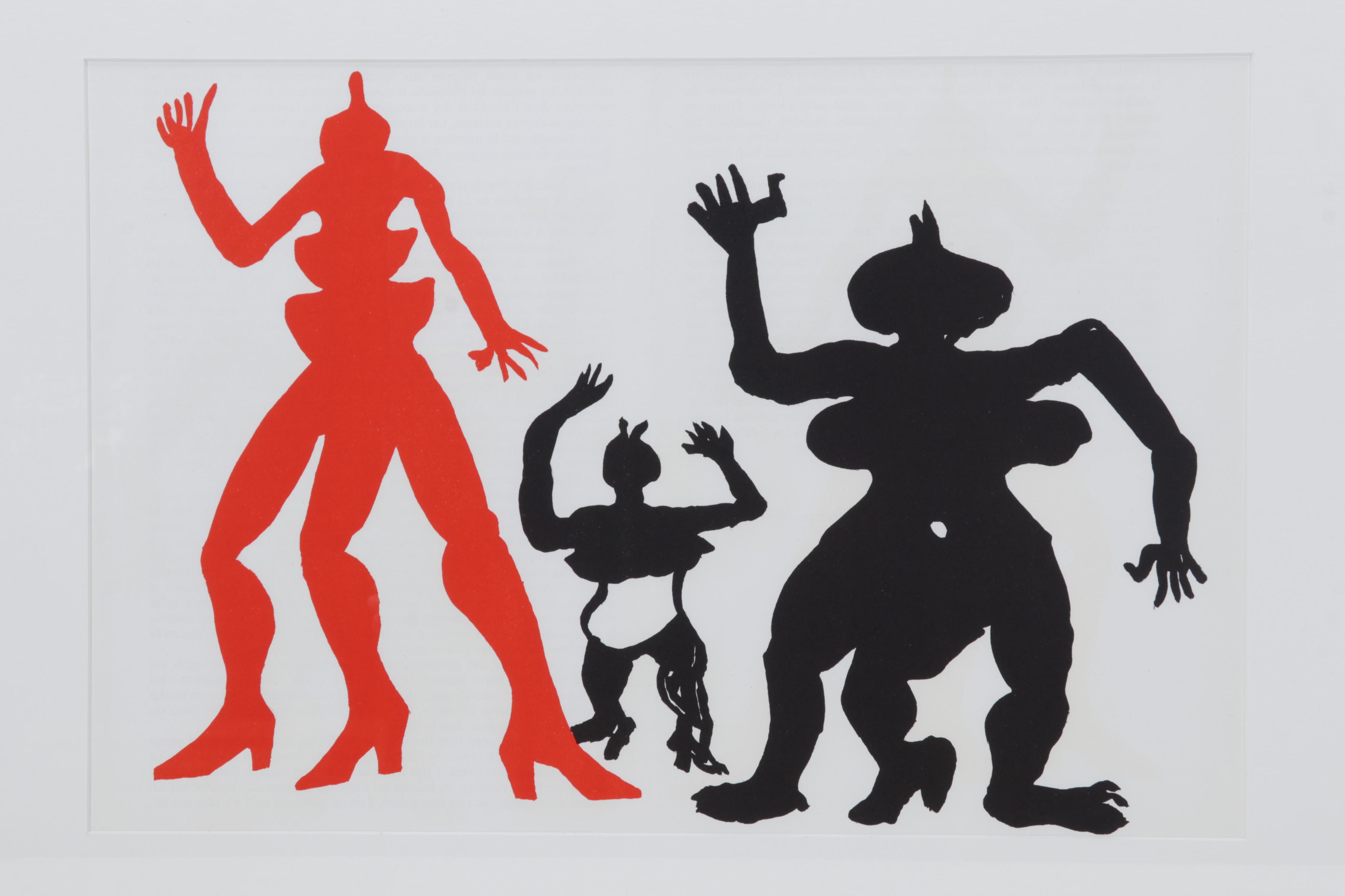 Alexander Calder Double-Page Color Lithograph for "Derrière le Miroir," 1975