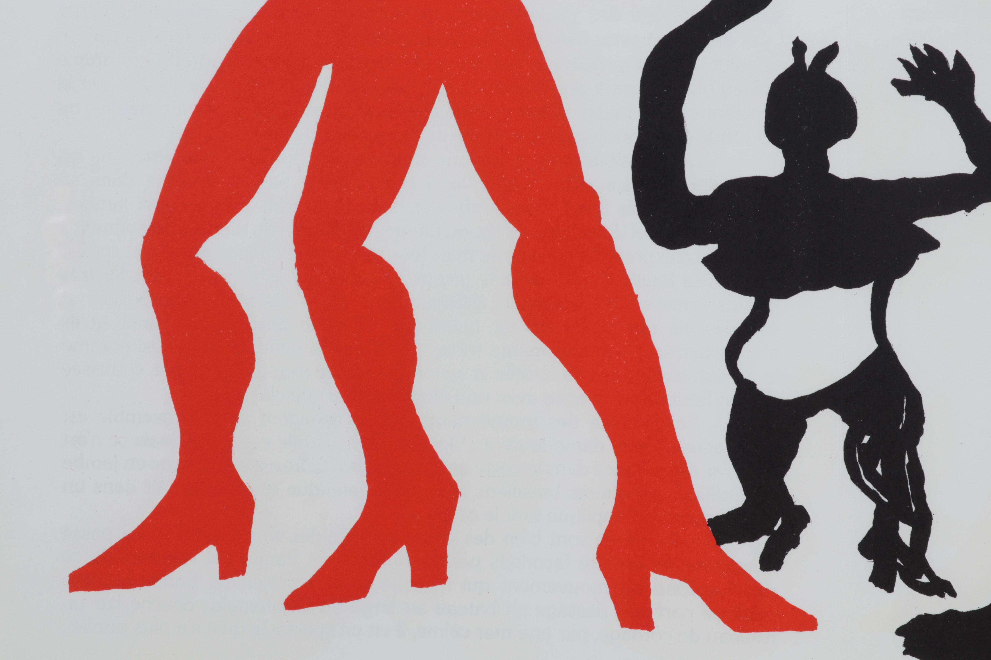 Alexander Calder Double-Page Color Lithograph for "Derrière le Miroir," 1975