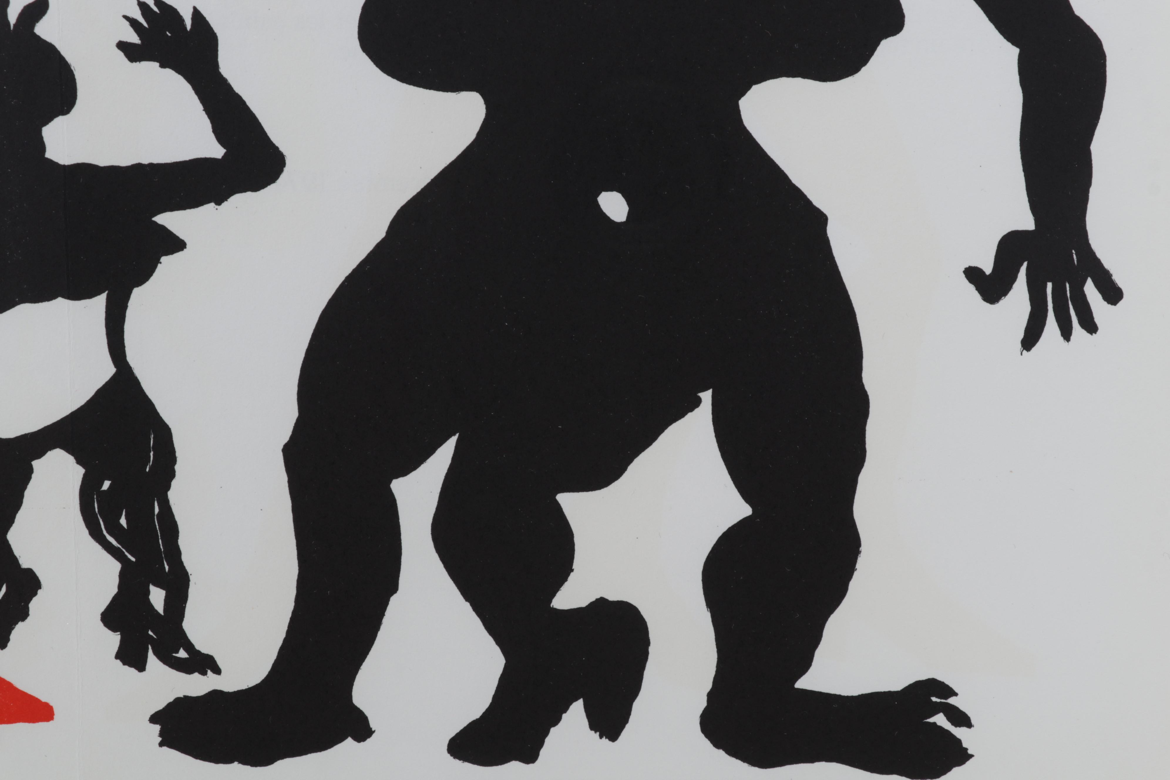 Alexander Calder Double-Page Color Lithograph for "Derrière le Miroir," 1975