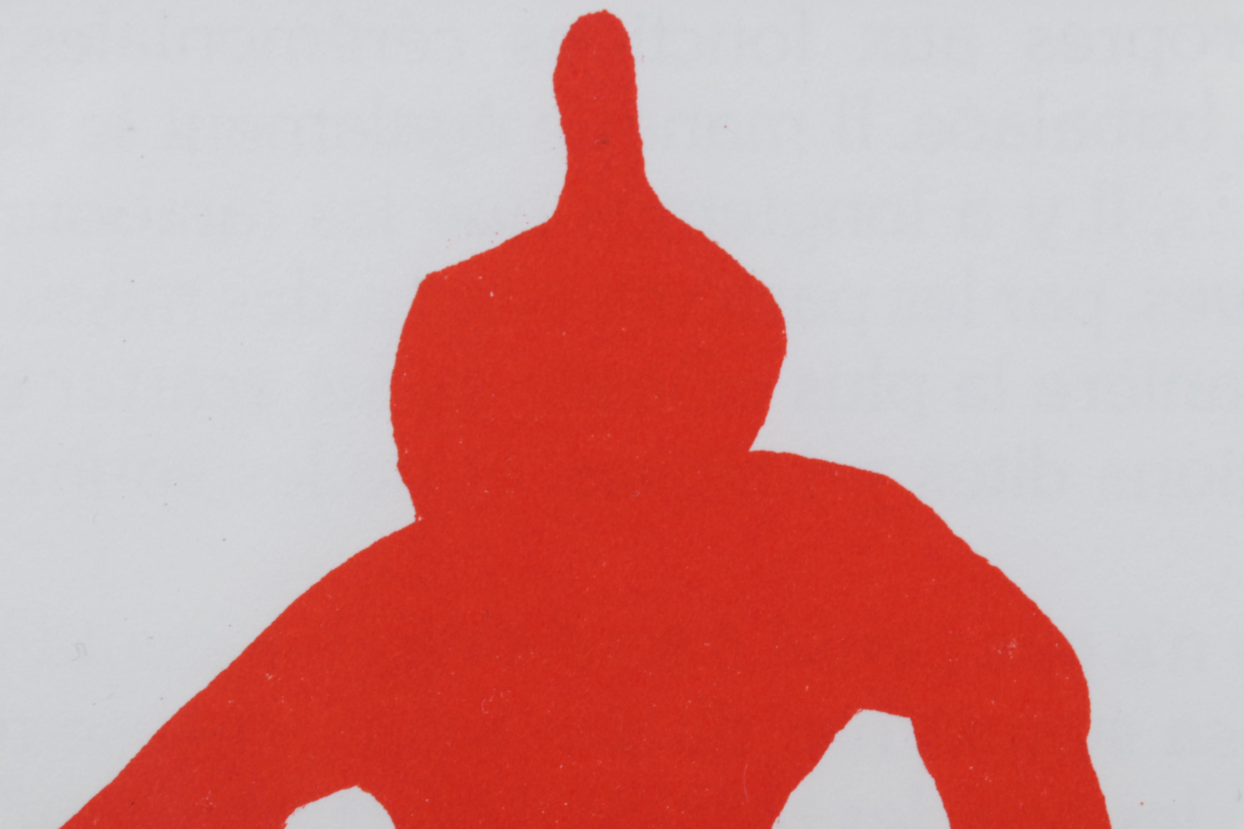 Alexander Calder Double-Page Color Lithograph for "Derrière le Miroir," 1975